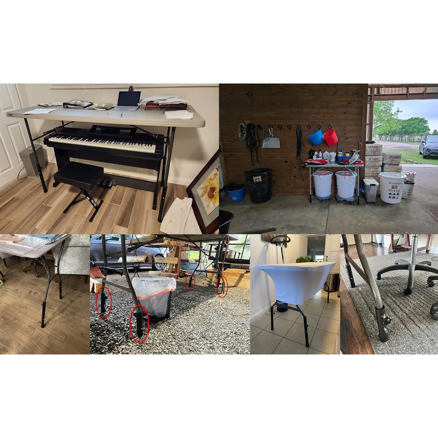 Elevadores de mesa plegable Herbert-fty 4 niveles 44 cm