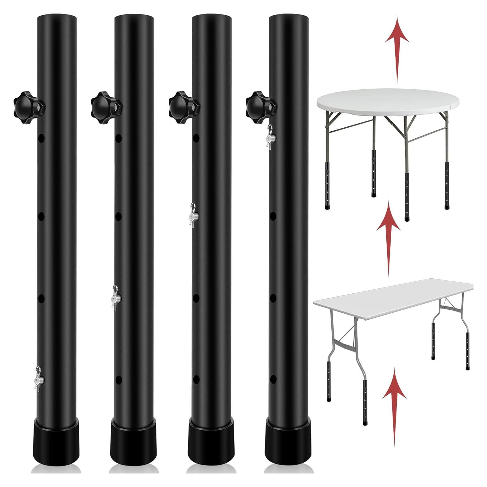 Elevadores de Mesa Plegables Laowu 8 PCS Altura Ajustable