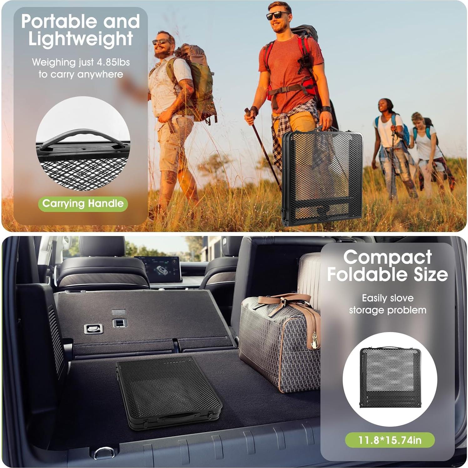 Mesa de Parrilla Plegable Ciavca 2,20 kg Ajustable