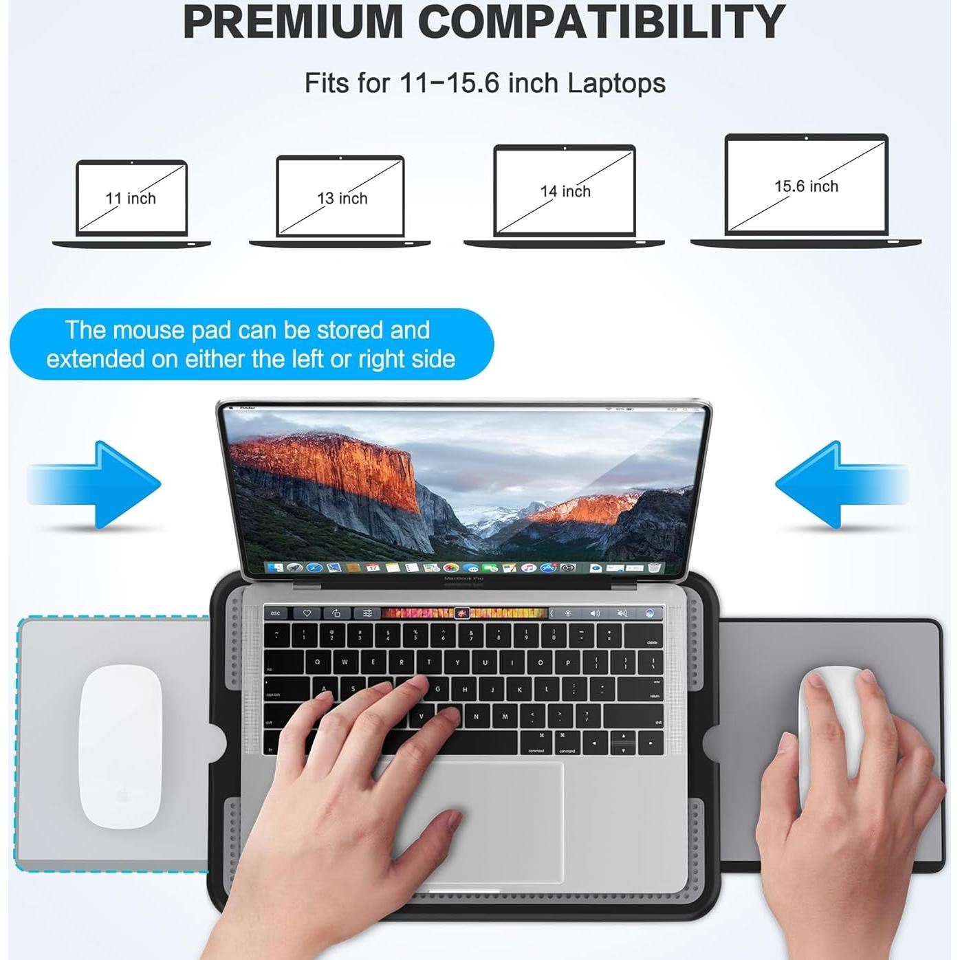Escritorio Portátil AboveTEK LD-165G con Bandeja para Mouse