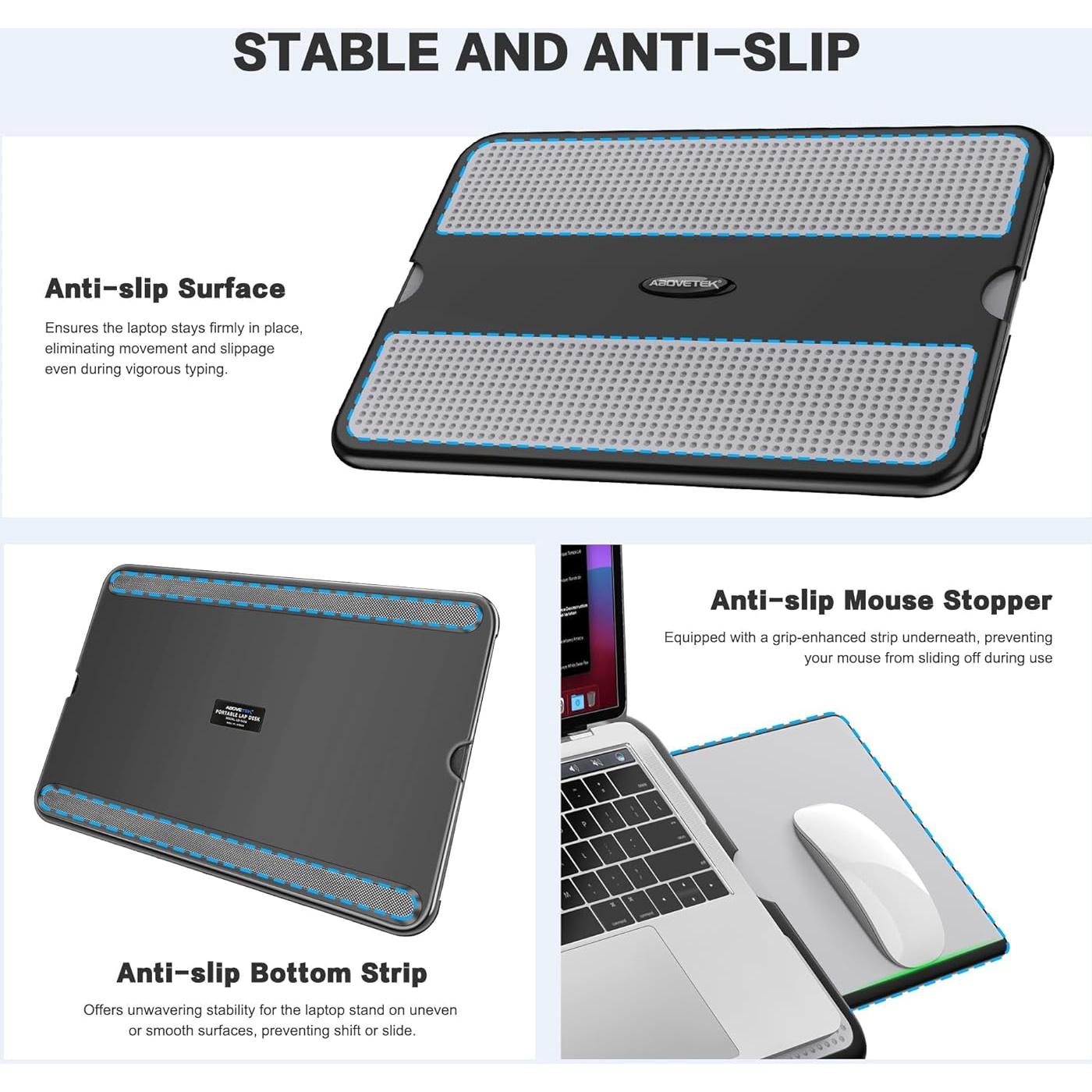 Escritorio Portátil AboveTEK LD-165G con Bandeja para Mouse