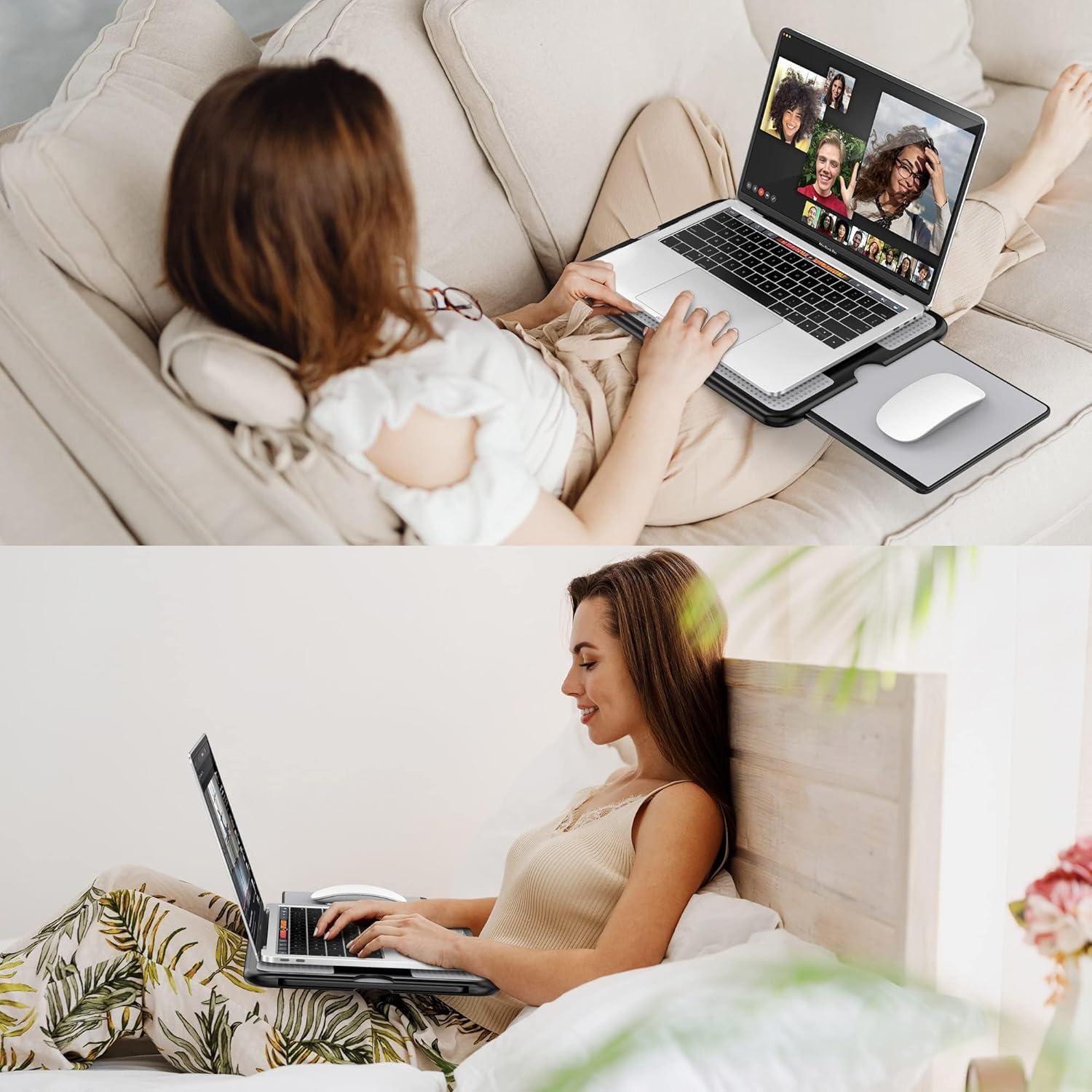 Escritorio Portátil AboveTEK LD-165G con Bandeja para Mouse