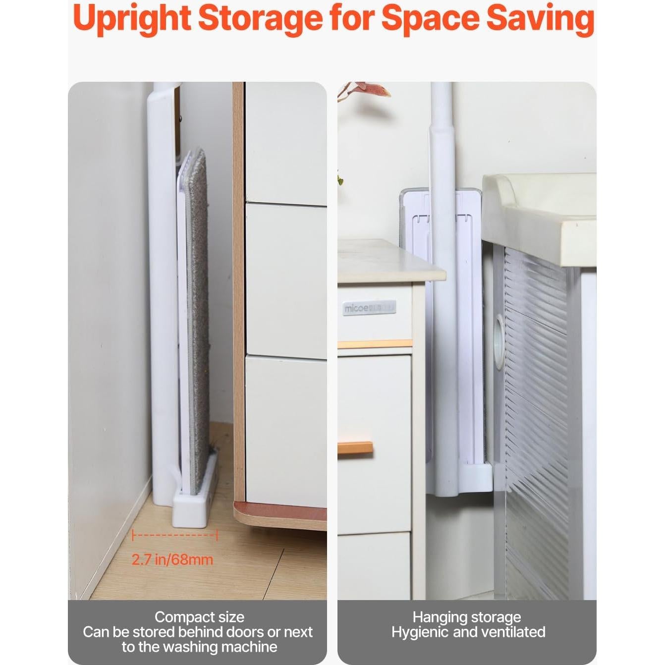 Mopa Plana VEVOR con 4 Almohadillas Reutilizables 0.92kg