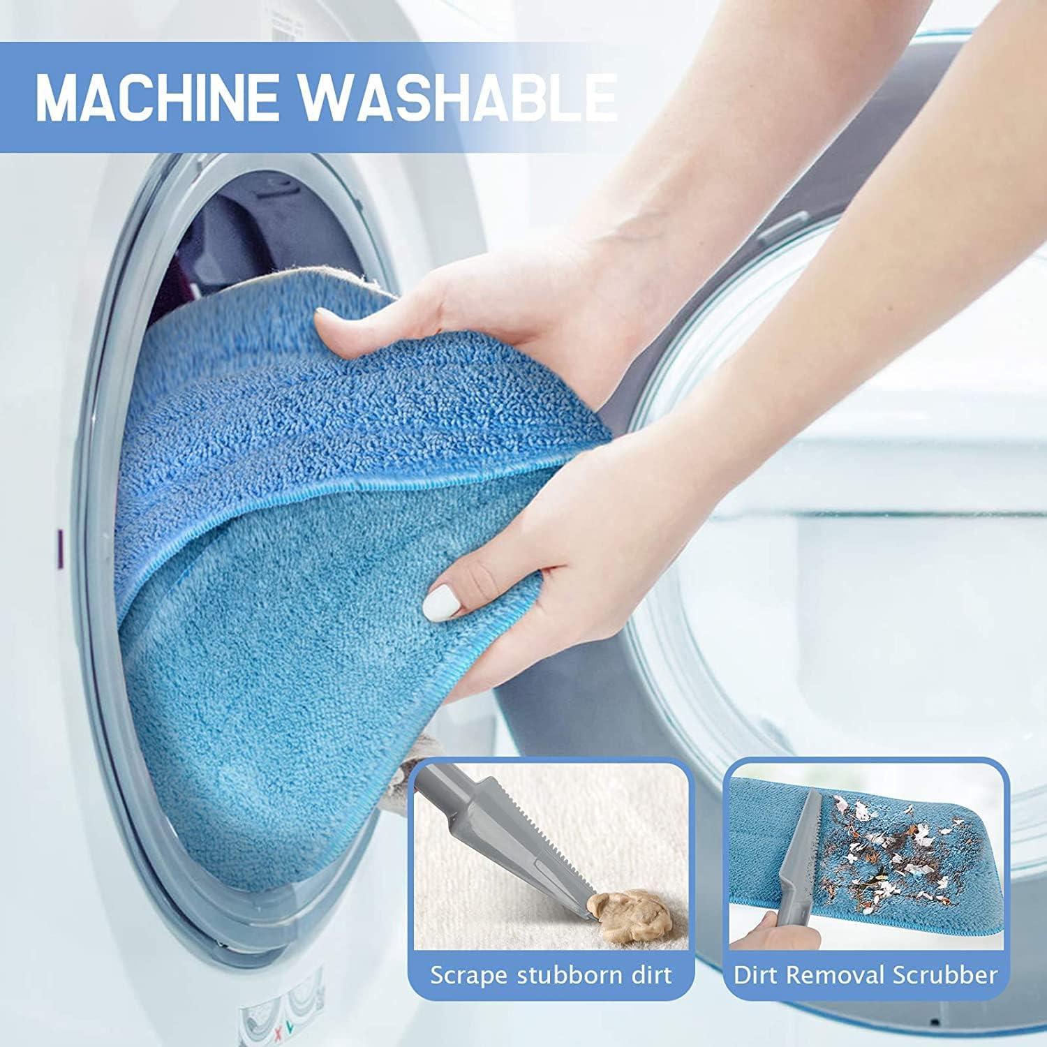 Mopa de Microfibra Profesional Bryquelin 45,72 cm con Mango Acero