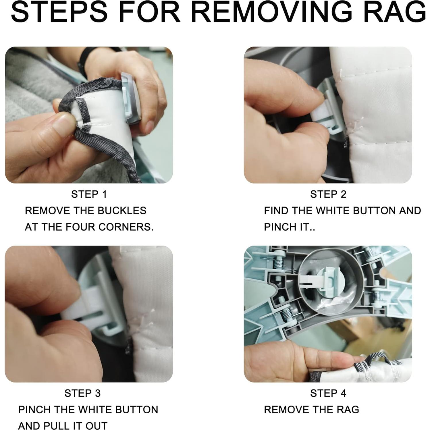 Mopa de Microfibra EZ SPARES X-Type con 3 Almohadillas Repuesto