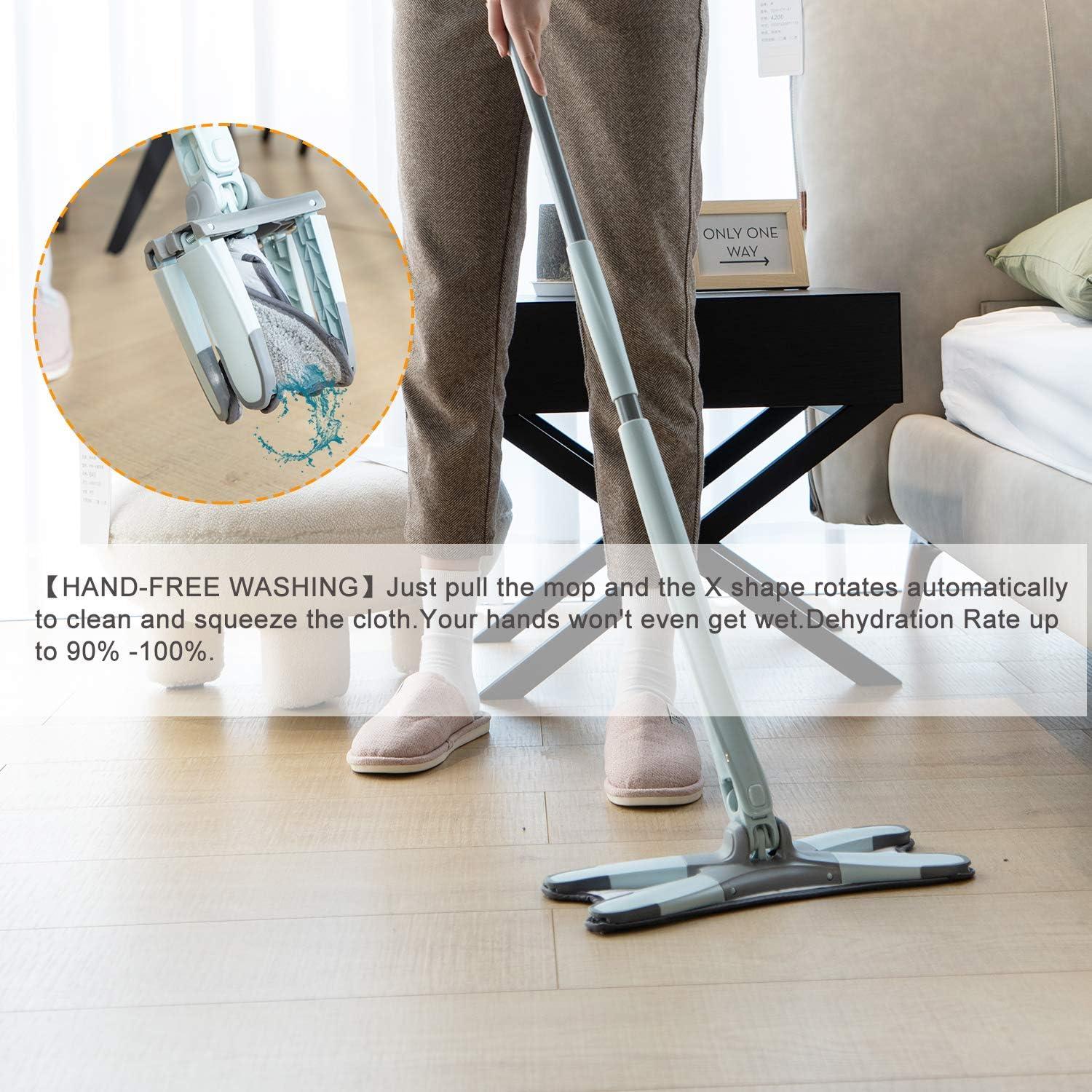 Mopa de Microfibra EZ SPARES X-Type con 3 Almohadillas Repuesto