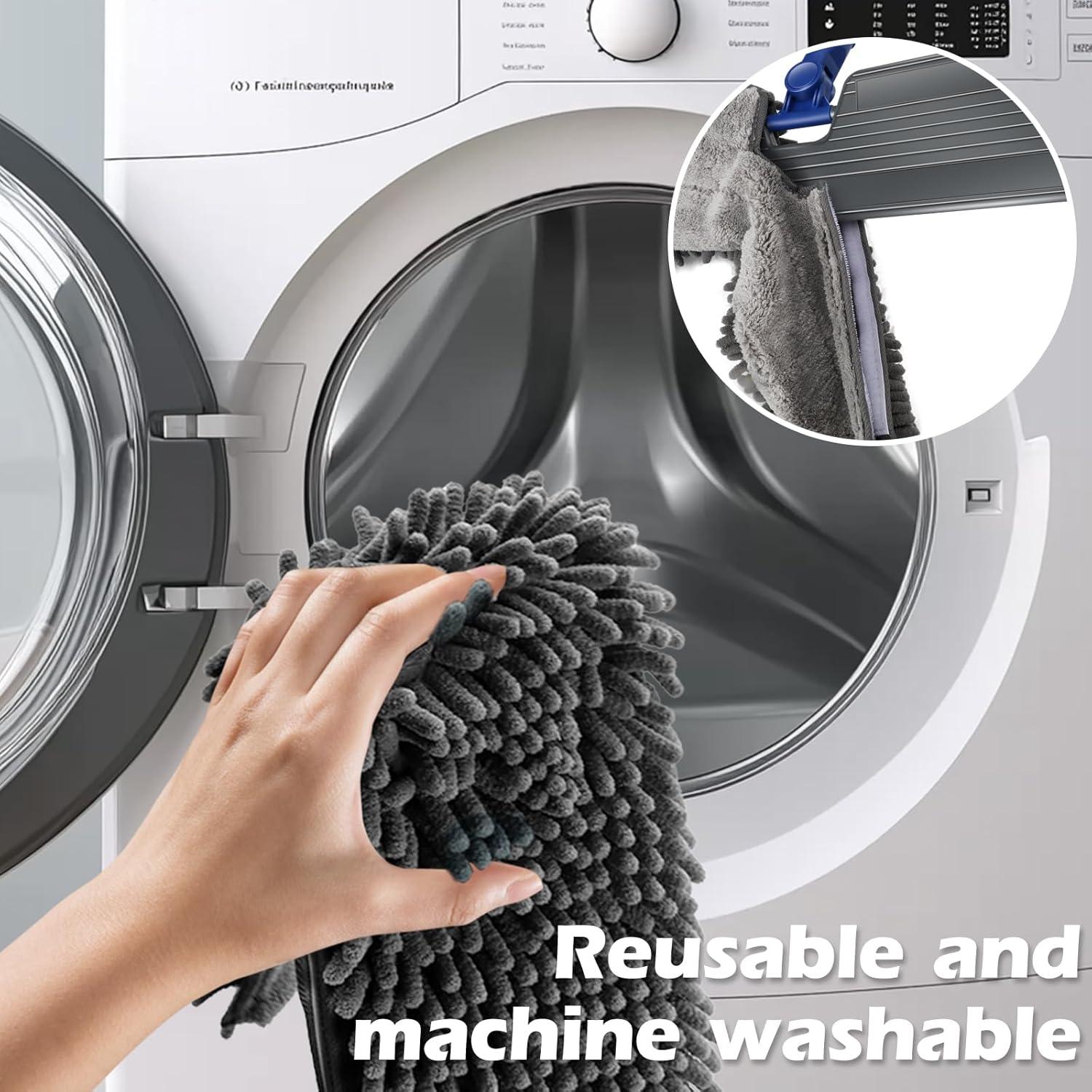 Mopa de Microfibra Masthome con Mango de Acero Inoxidable