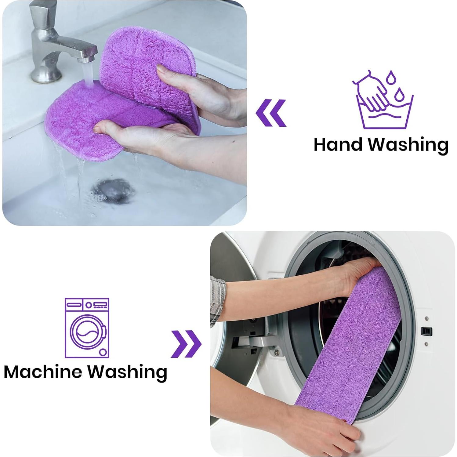 Mopa de Polvo MAVRIZ Microfibra Lavable 40 cm Mango Largo