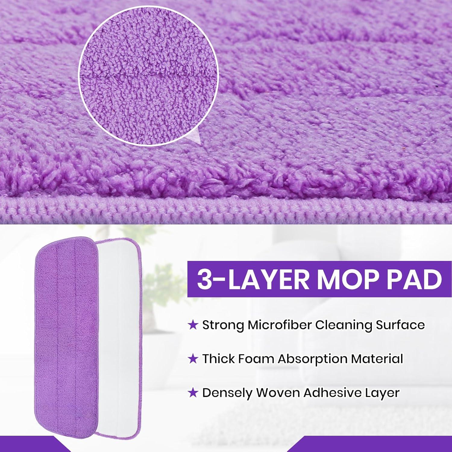 Mopa de Polvo MAVRIZ Microfibra Lavable 40 cm Mango Largo