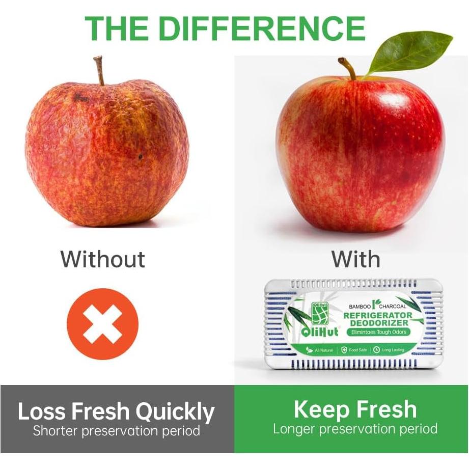 Desodorante de Nevera QliHut Carbón Activado Paquete 5 Unidades