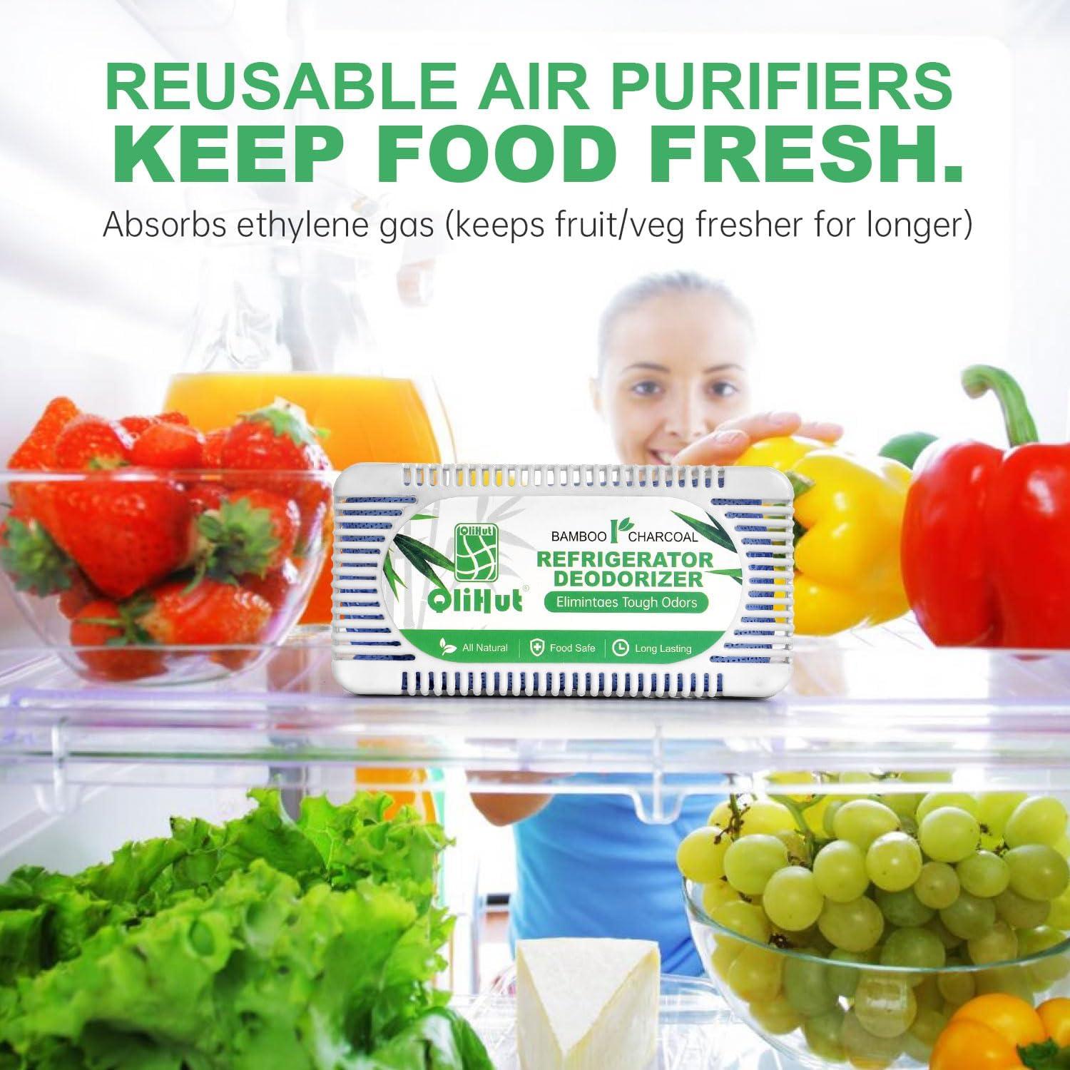 Desodorante de Nevera QliHut Carbón Activado Paquete 5 Unidades