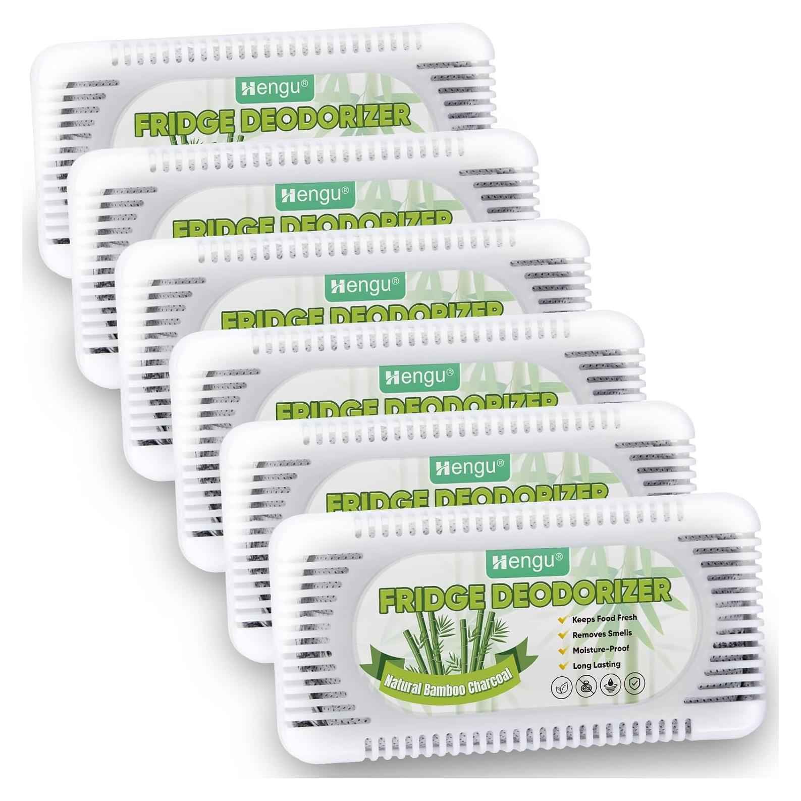 Desodorante de Nevera Hengu 6 Unidades Carbón Activado Efectivo