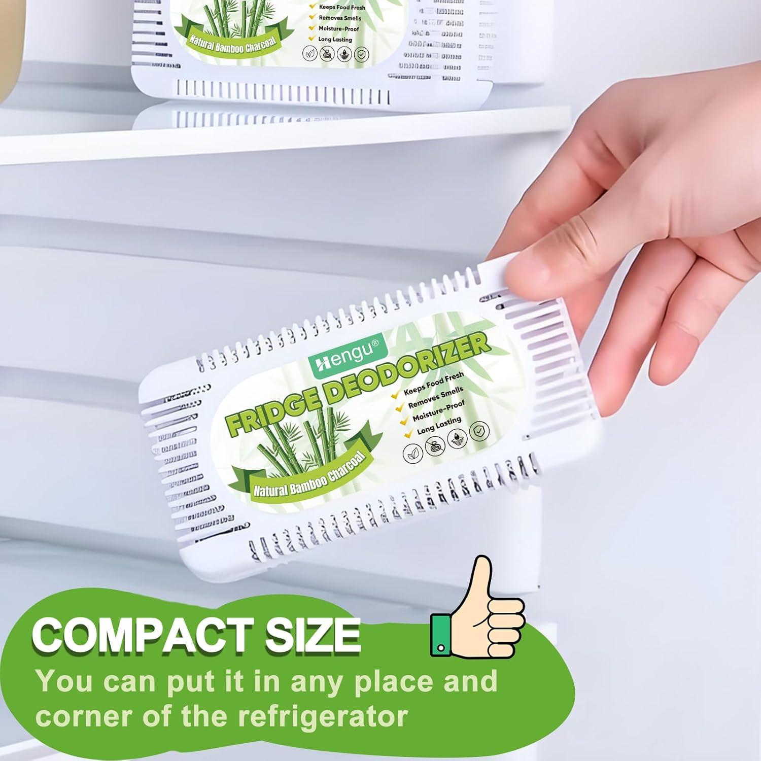 Desodorante de Nevera Hengu 6 Unidades Carbón Activado Efectivo