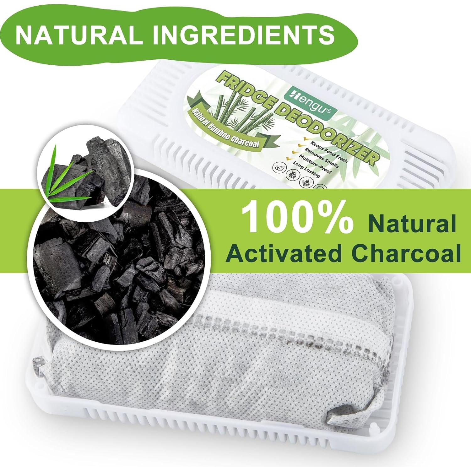 Desodorante de Nevera Hengu 6 Unidades Carbón Activado Efectivo