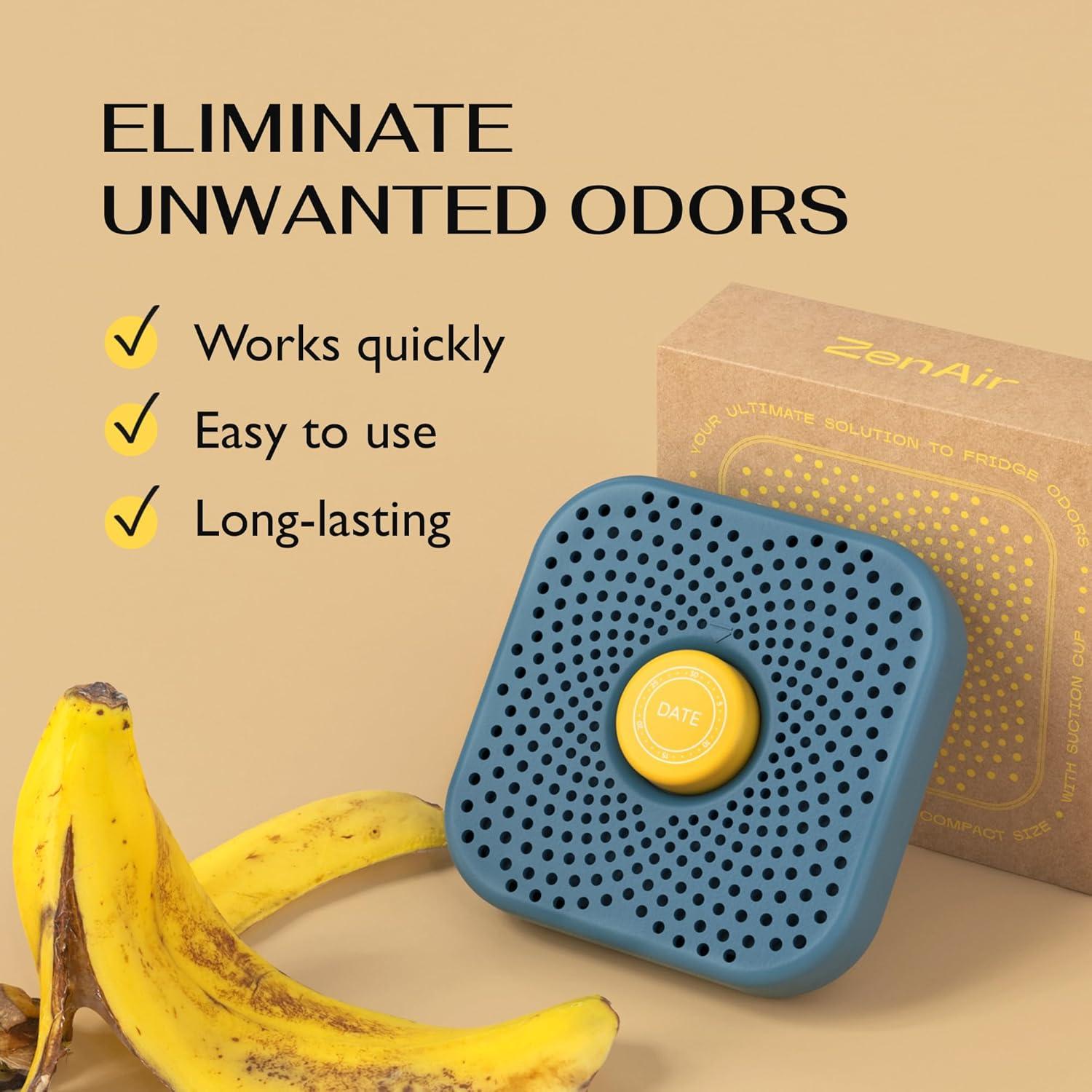 Desodorante de Nevera ZenAir - Eliminador de Olores Natural 10.16 cm