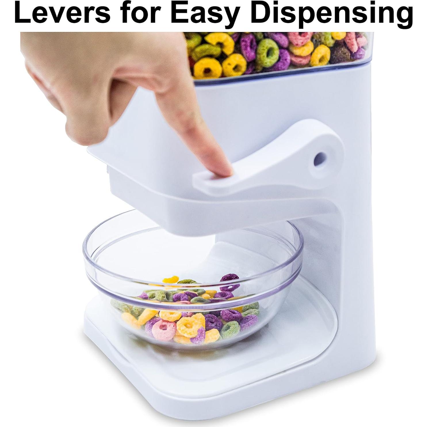 Dispensador de Cereal 5L Zeadesign Blanco para Cocina