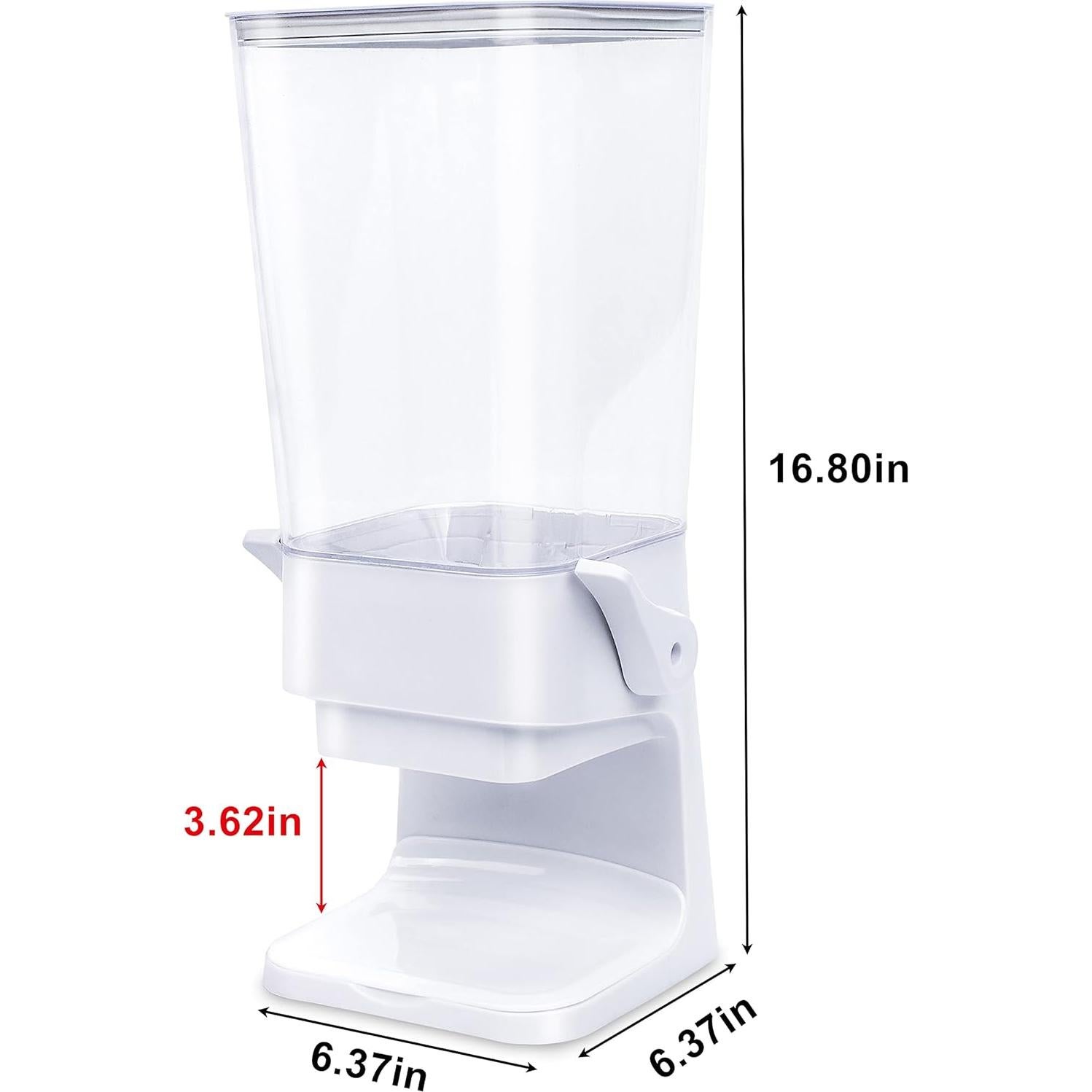 Dispensador de Cereal 5L Zeadesign Blanco para Cocina