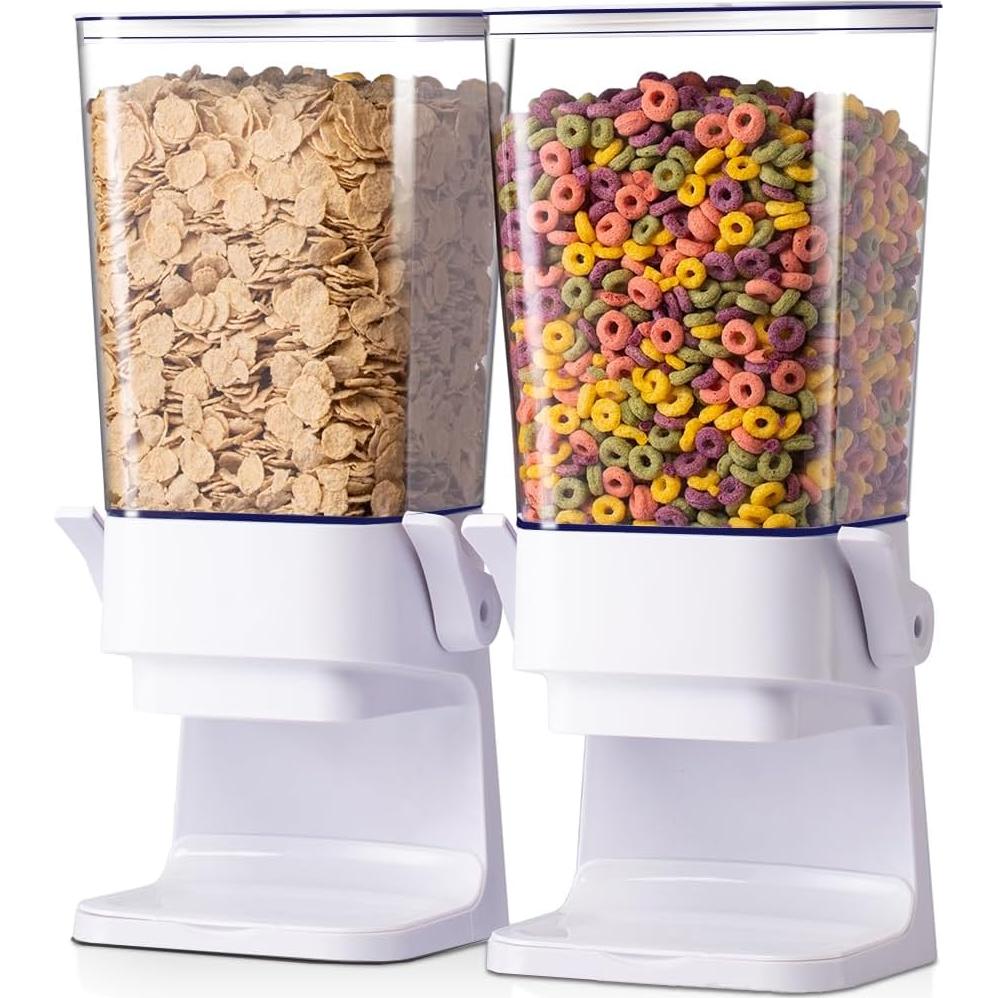 Dispensador de Cereal 5L Zeadesign Blanco para Cocina