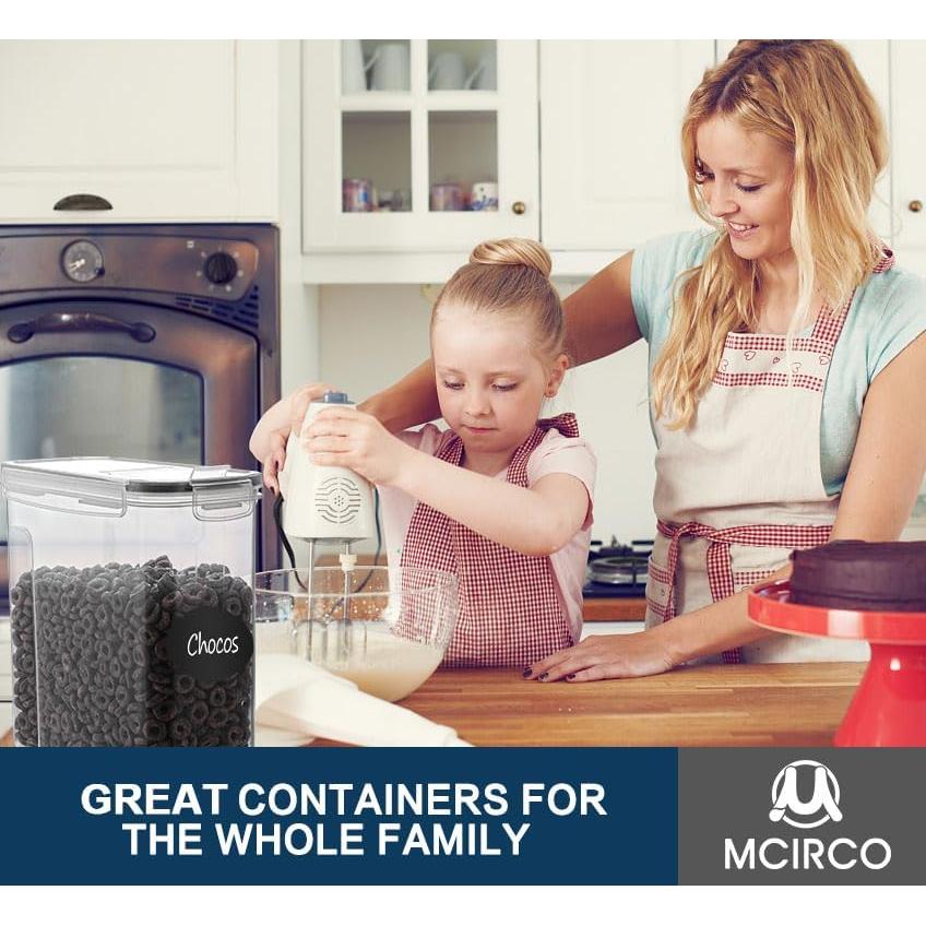 Set de 6 Contenedores Herméticos MCIRCO 4L para Alimentos