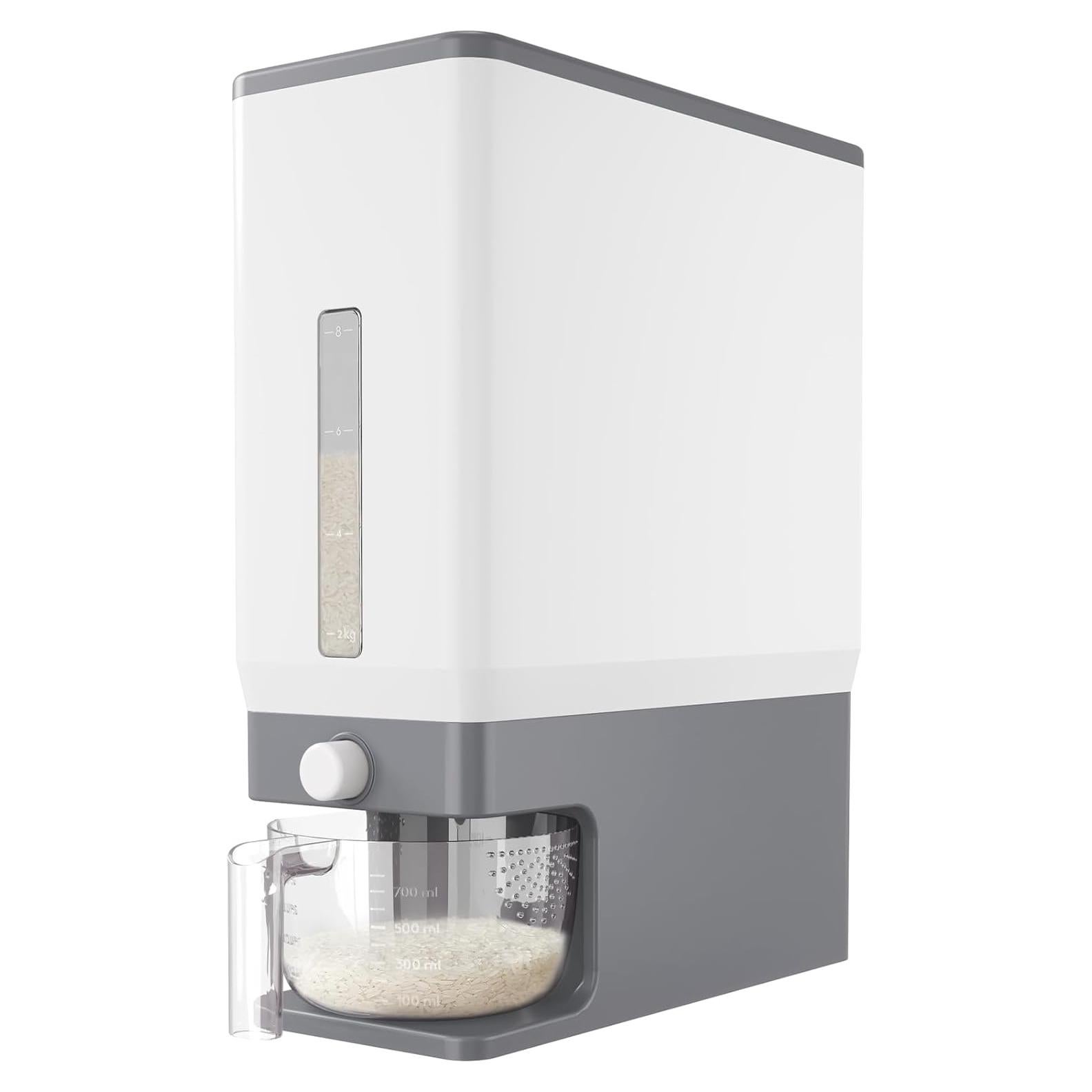 Dispensador de Arroz Lifewit 11.3 kg, Contenedor Sellado