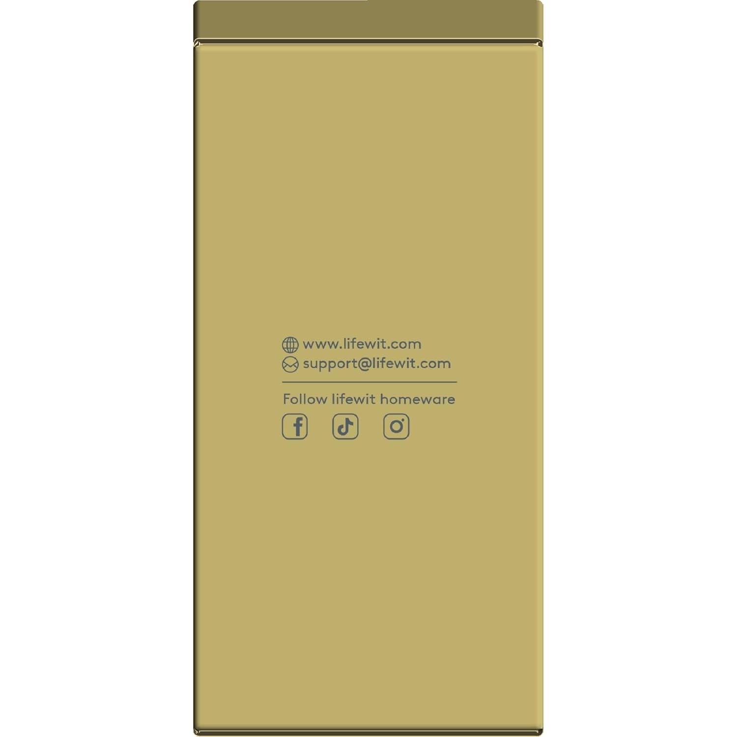 Dispensador de Arroz Lifewit 11.3 kg, Contenedor Sellado