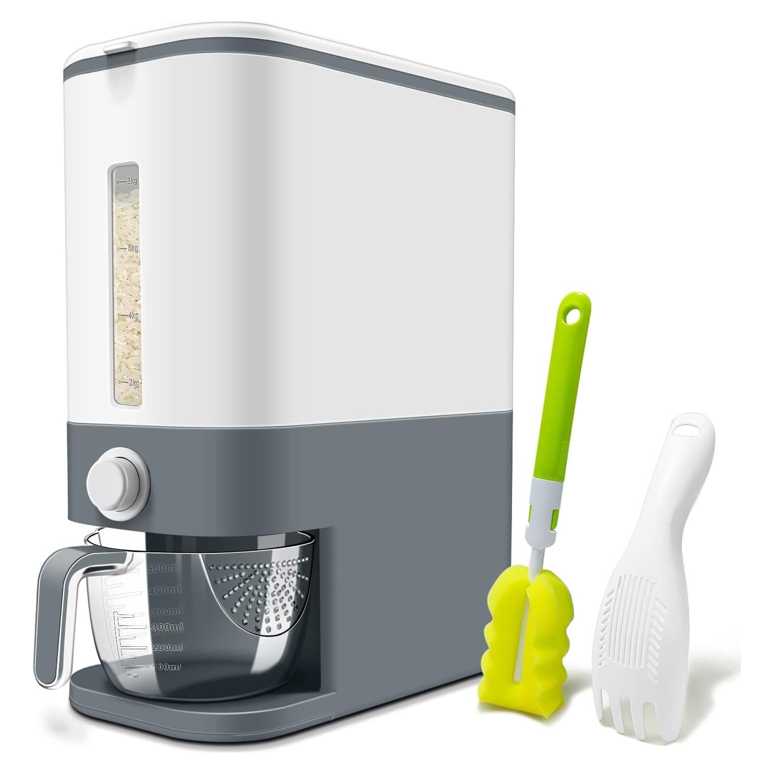 Dispensador de arroz Lenwi 9,98-11,34 kg con taza medidora