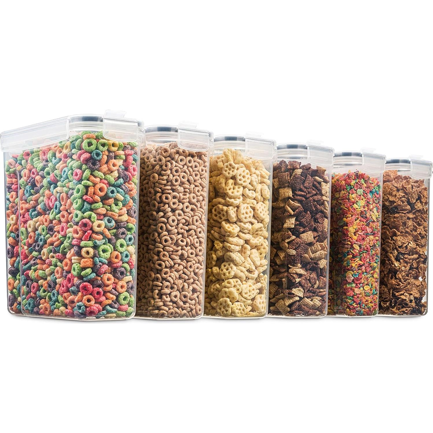 Set de 6 Contenedores Herméticos Seseno 4L para Alimentos