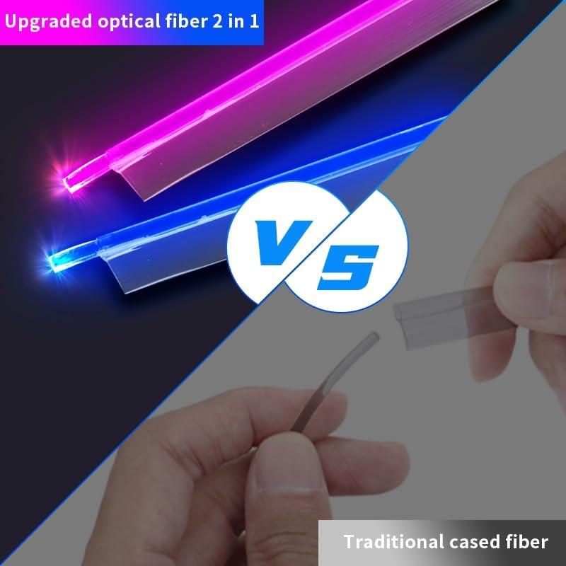 Luces LED RGB para coche WEBUPAR 6 en 1 con control APP