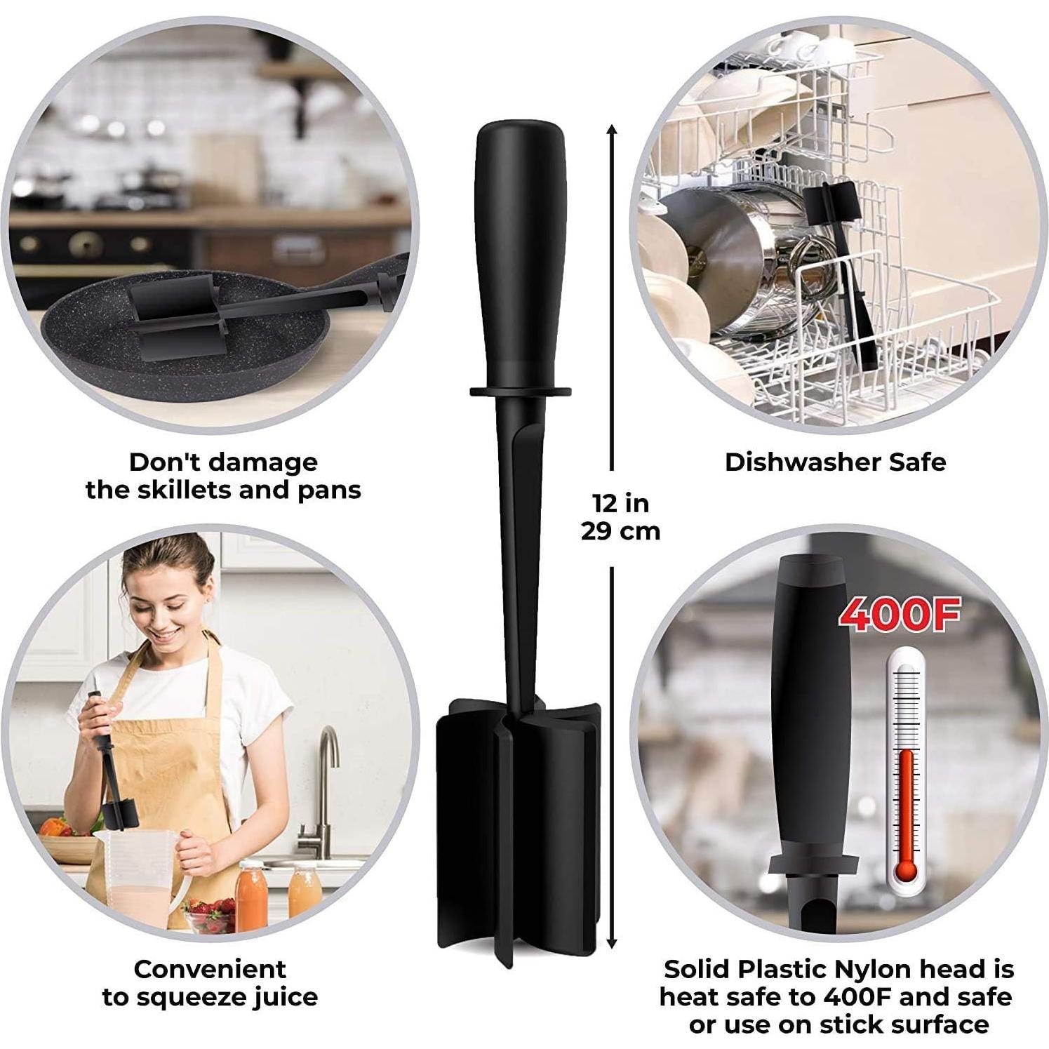 Prensador de Carne Molida Desparian de Nylon 2 en 1