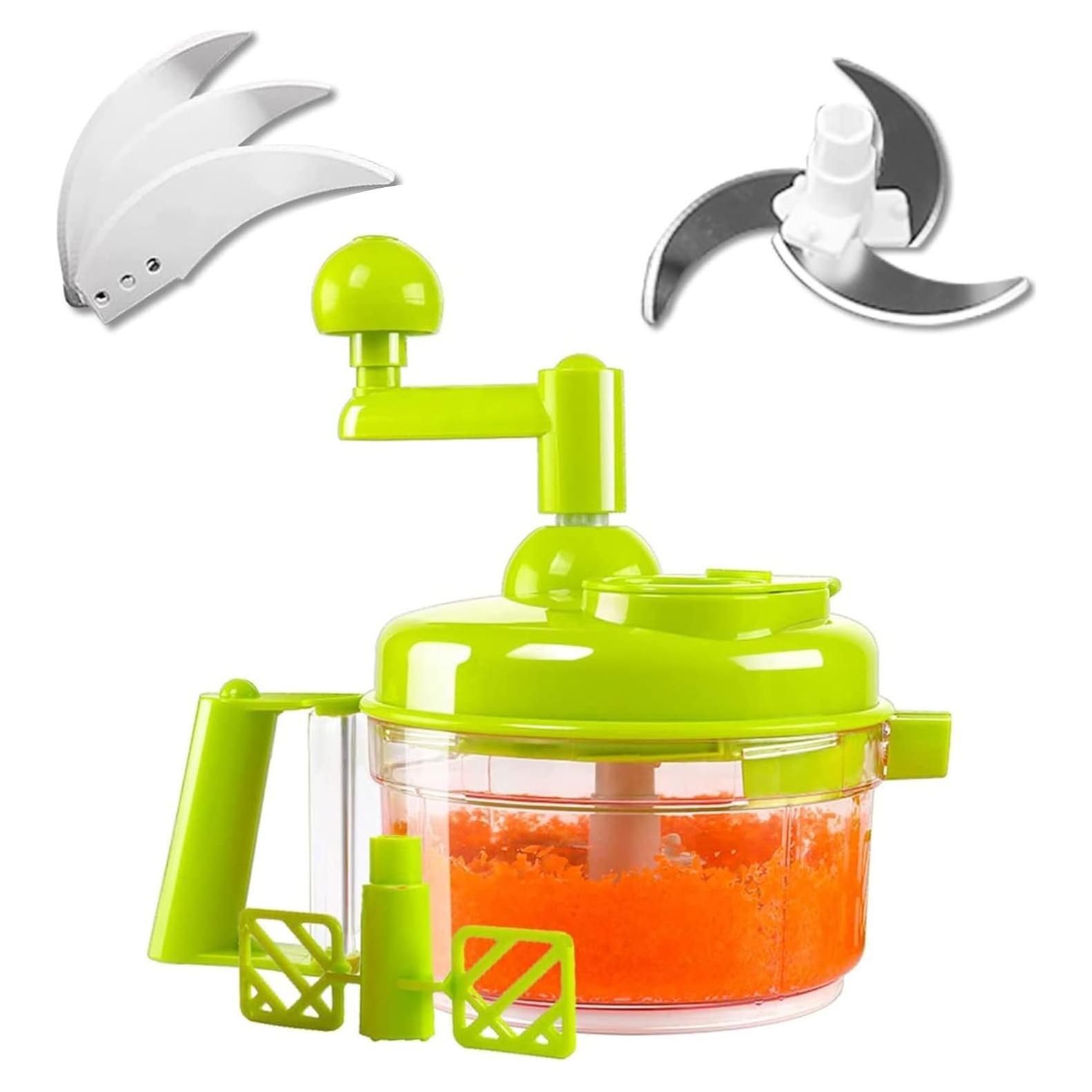 Procesador de Alimentos Manual Tenta Kitchen 1200 ml Verde