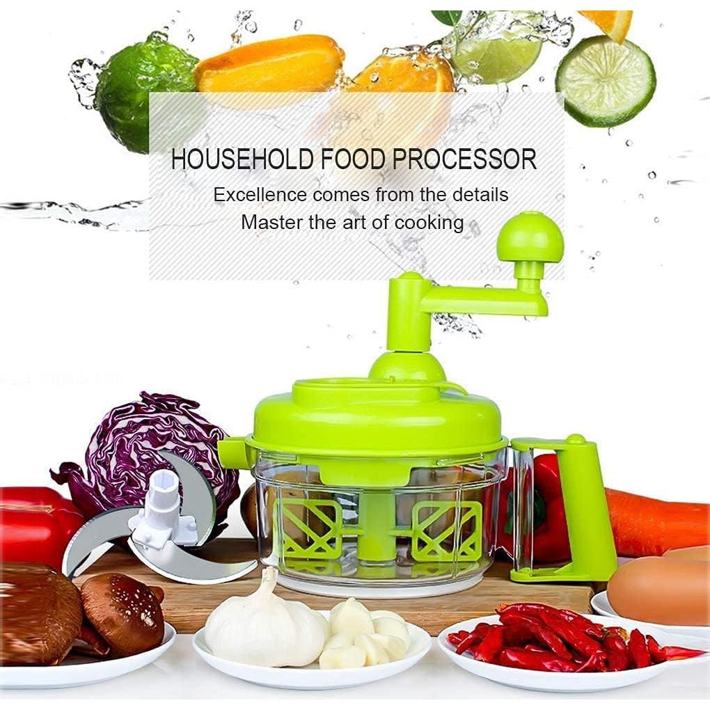 Procesador de Alimentos Manual Tenta Kitchen 1200 ml Verde