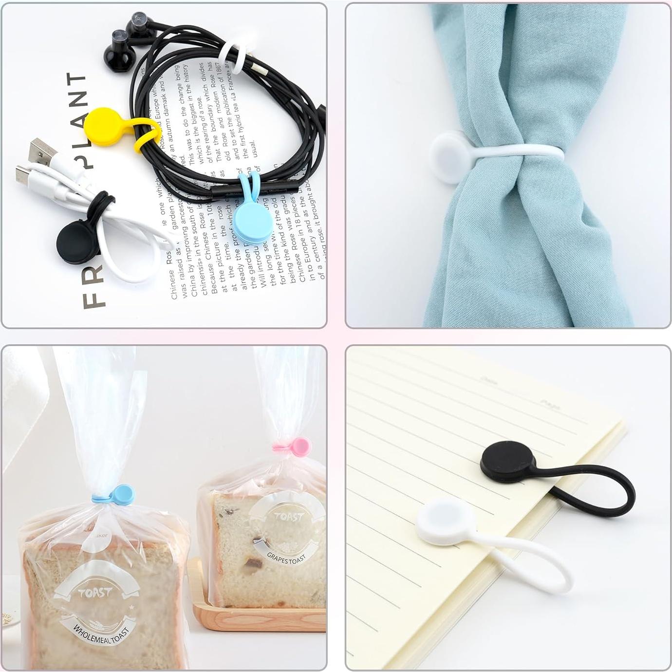 Correas Magnéticas Reutilizables Quacc 10 Piezas Silicona