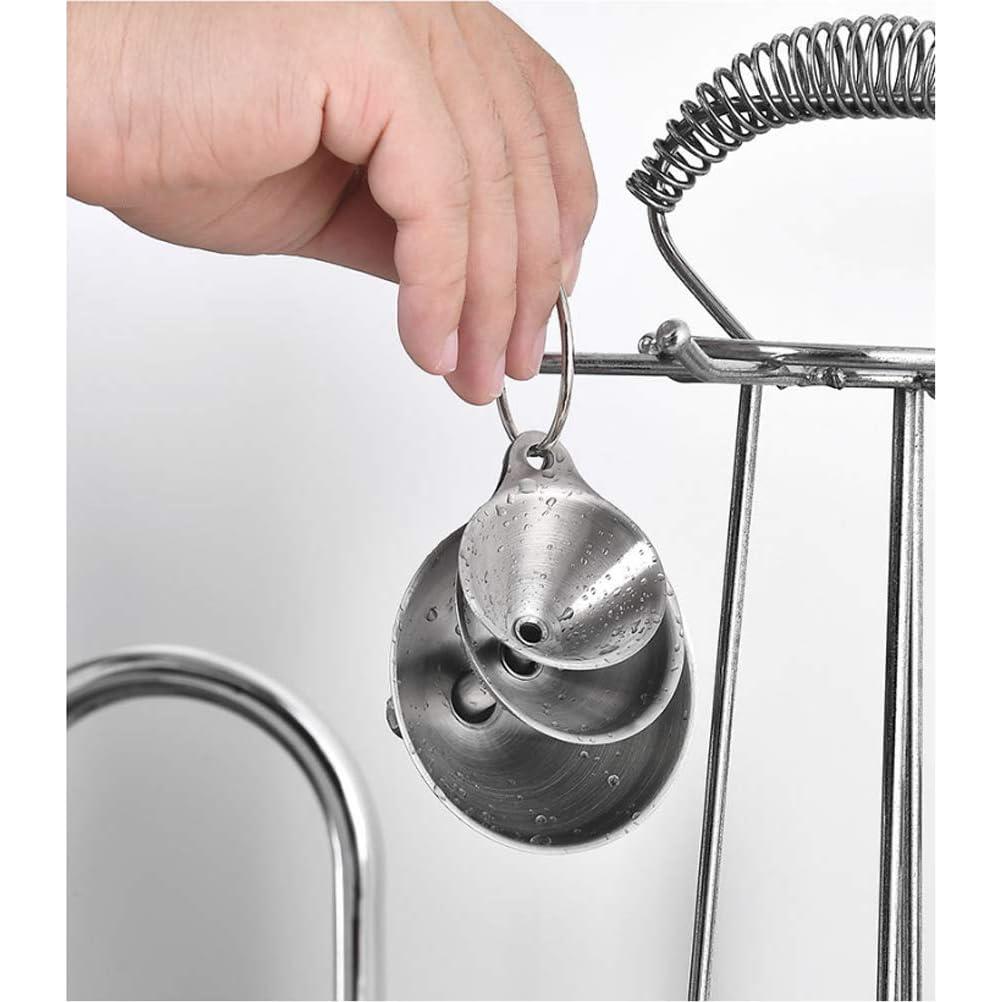 Juego de 3 Embudos de Acero Inoxidable Lakatay 7,49 cm