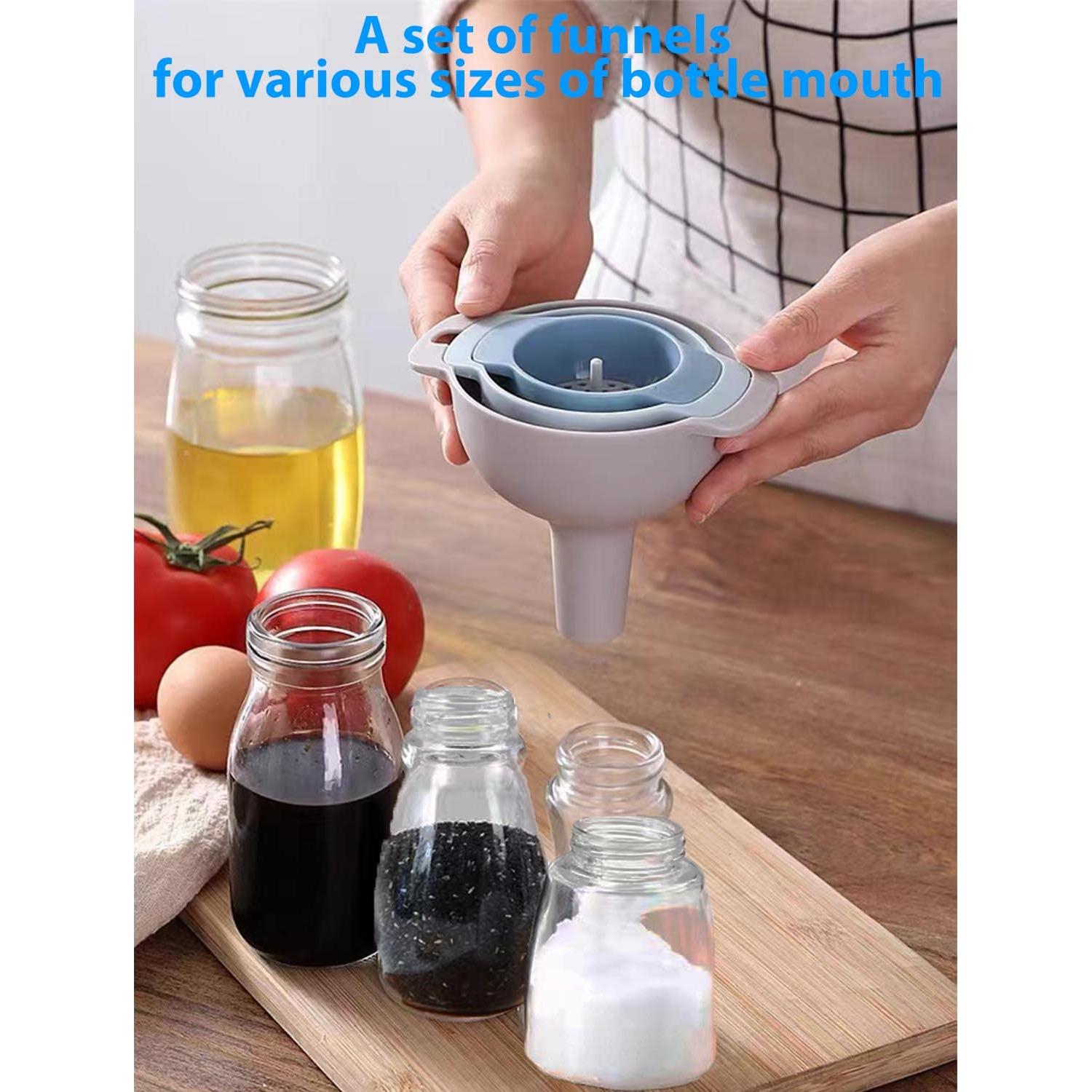 Juego de 4 Embudos de Grado Alimenticio Kalave