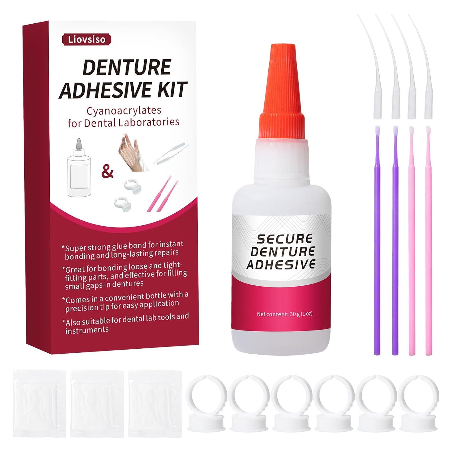 Pegamento Dental Instantáneo Liovsiso 28.35g Gel Rápido