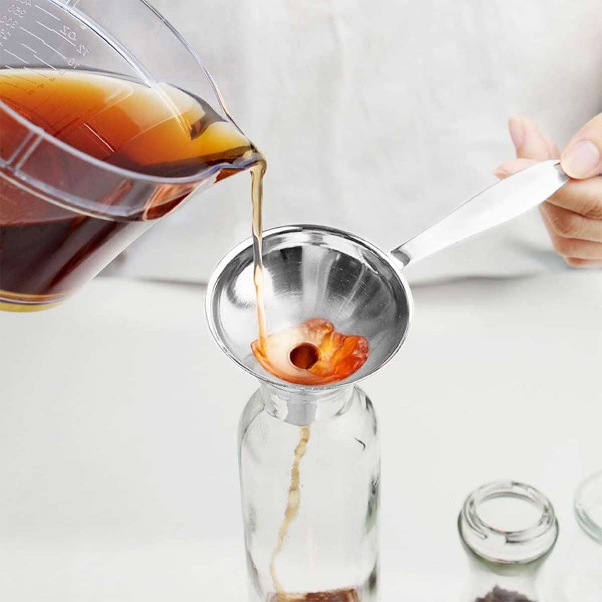 Set de 3 Embudos de Acero Inoxidable BLIGKO para Cocina