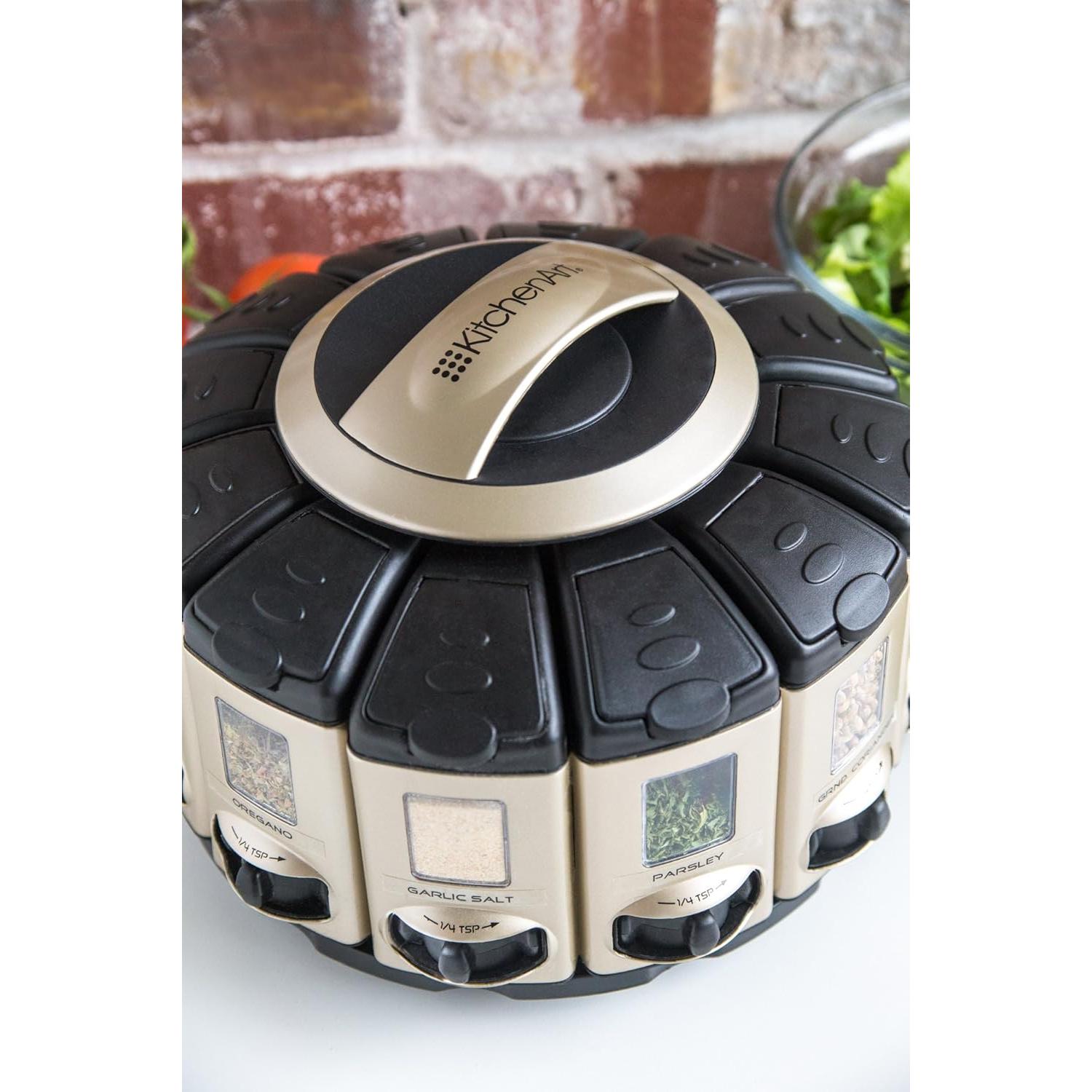 Carrusel Auto-Medidor KitchenArt 57010 para Especias 12 Frascos