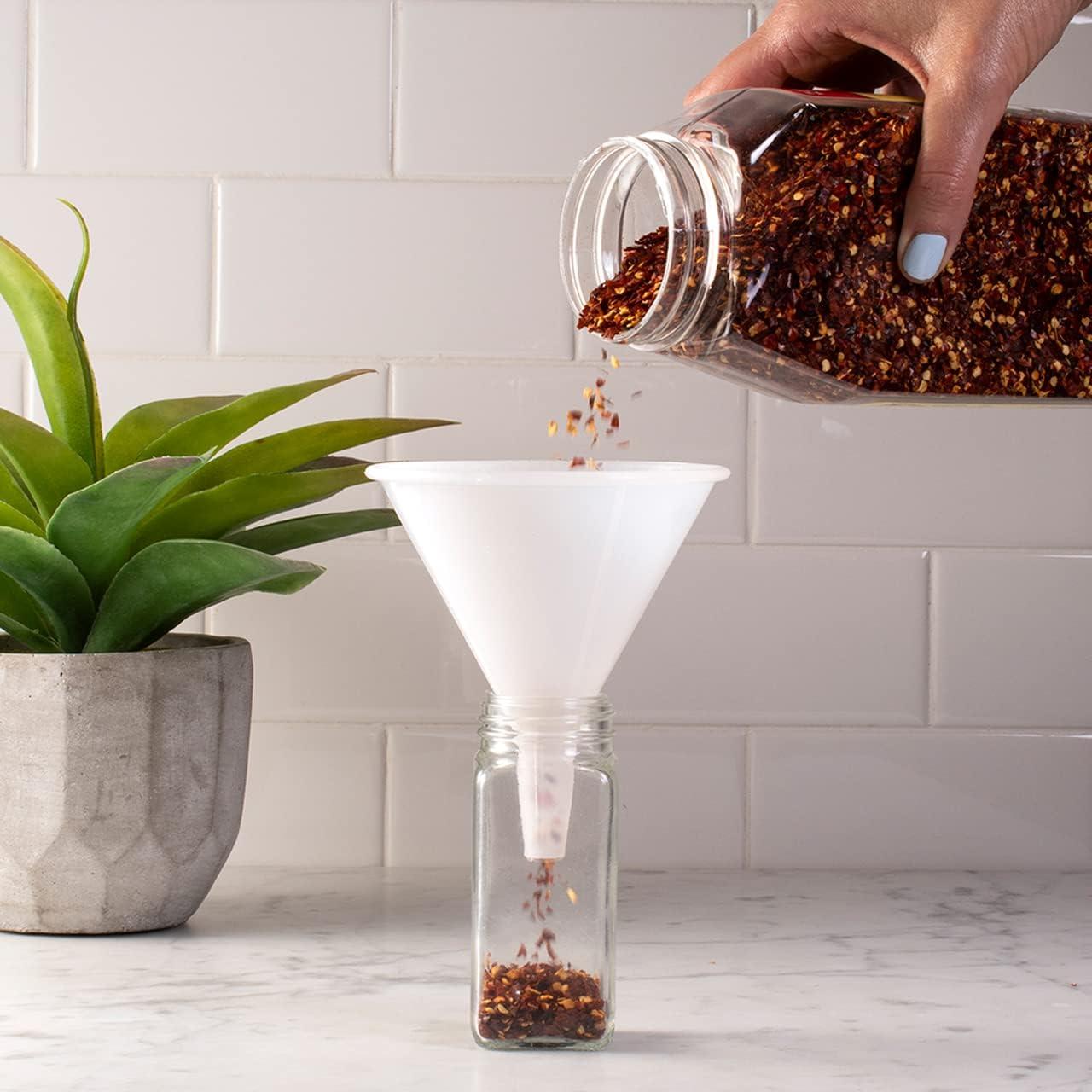 Embudo de Plástico Hutzler 236.6 ml Natural Resistente