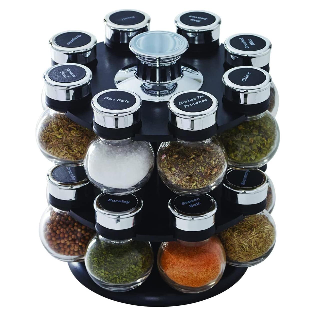 Soporte Giratorio de Especias Kamenstein Ellington 16 Tarros