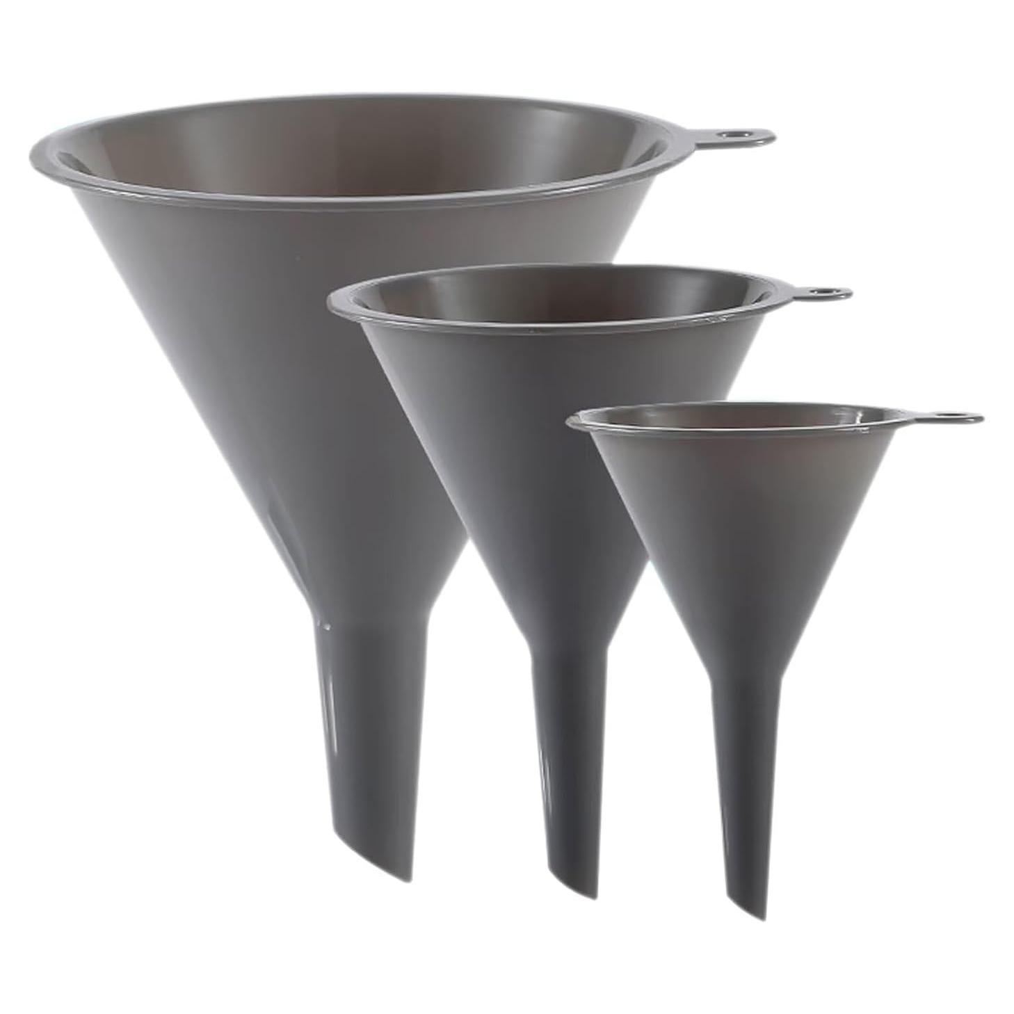 Juego de 3 embudos de cocina DolphinSmile - Plástico duradero