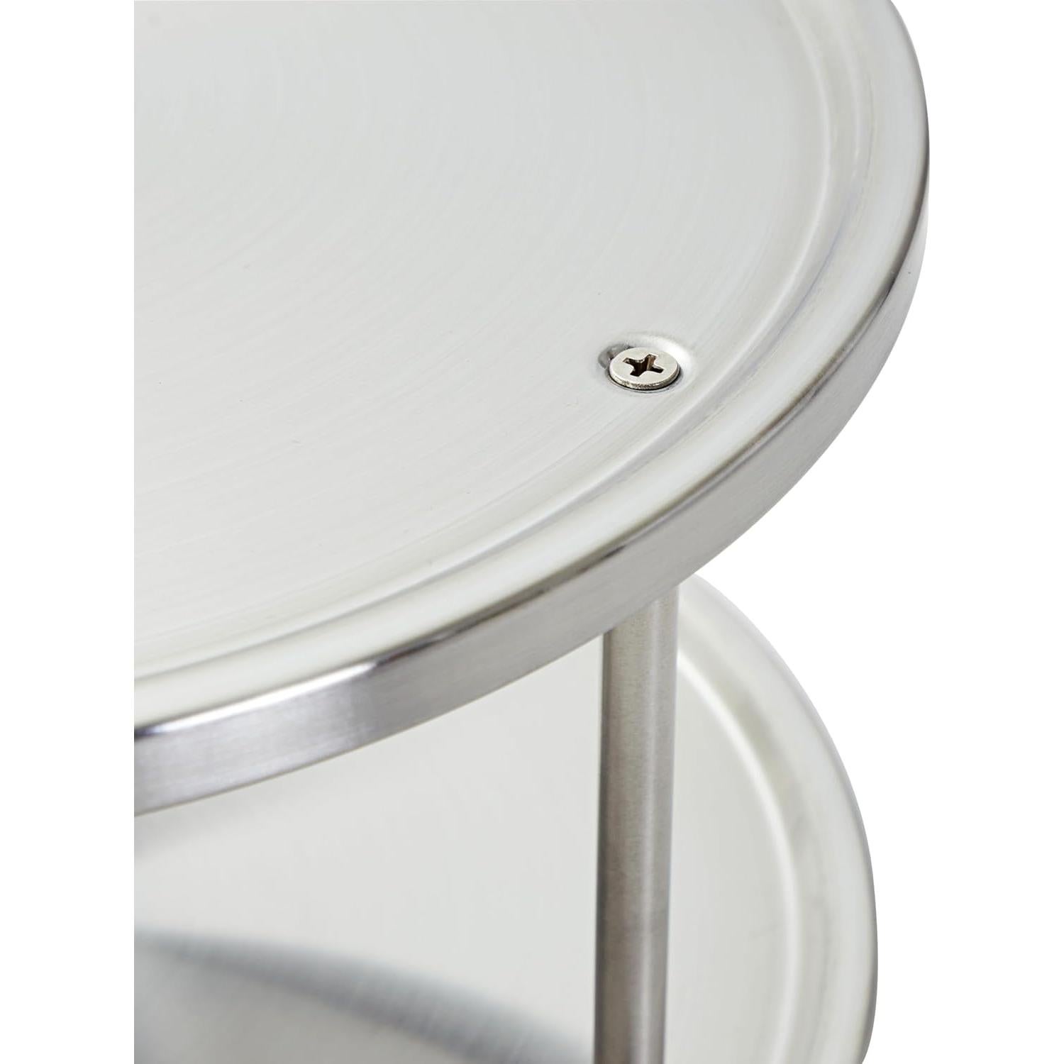 Organizador Giratorio de Especias Juvale 2 Niveles Acero Inoxidable 26.7 cm