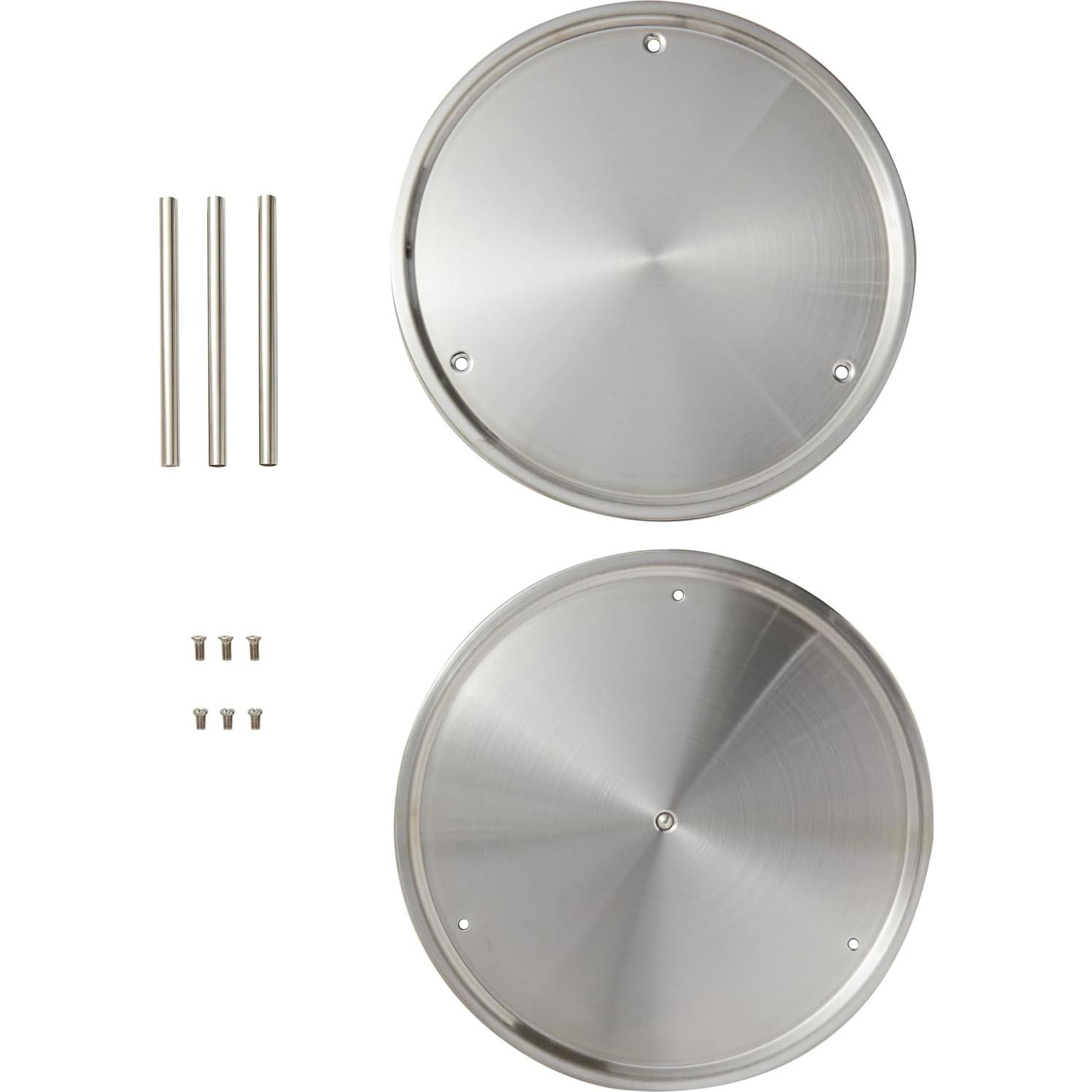 Organizador Giratorio de Especias Juvale 2 Niveles Acero Inoxidable 26.7 cm