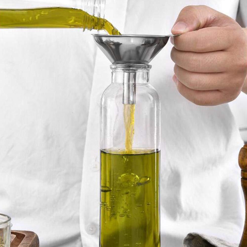 Juego de 3 embudos de acero inoxidable YEVIOR para cocina