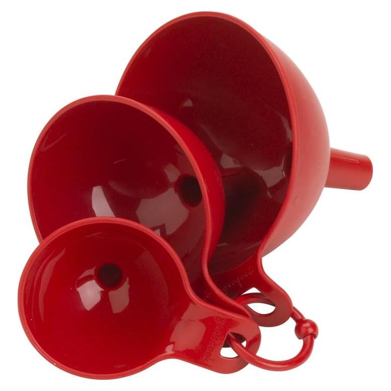 Juego de embudos GoodCook 3 piezas 9,14/7,62/5,08 cm