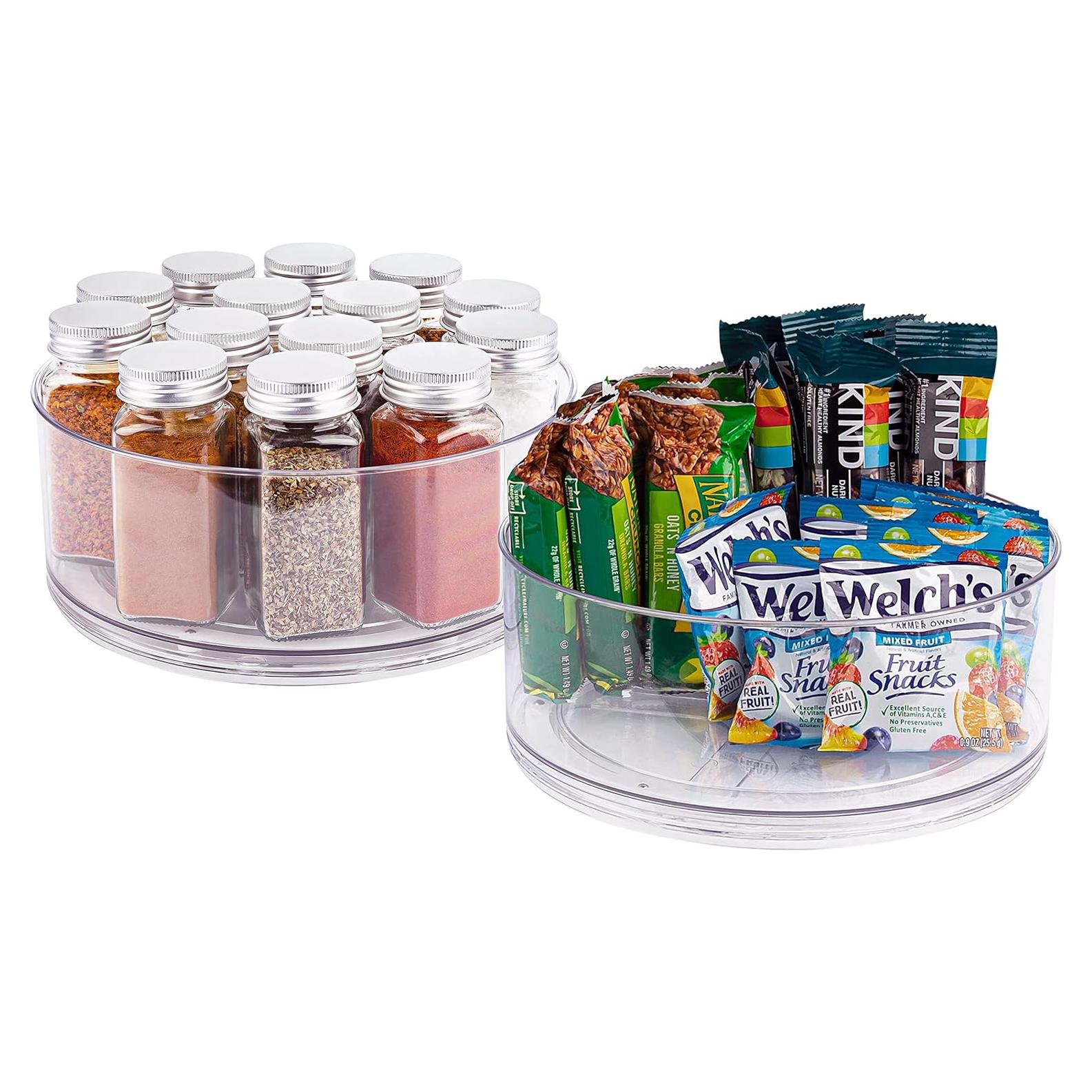 Lazy Susan Giratorio Oizeir 2-Pack Acrílico 22.6/30 cm