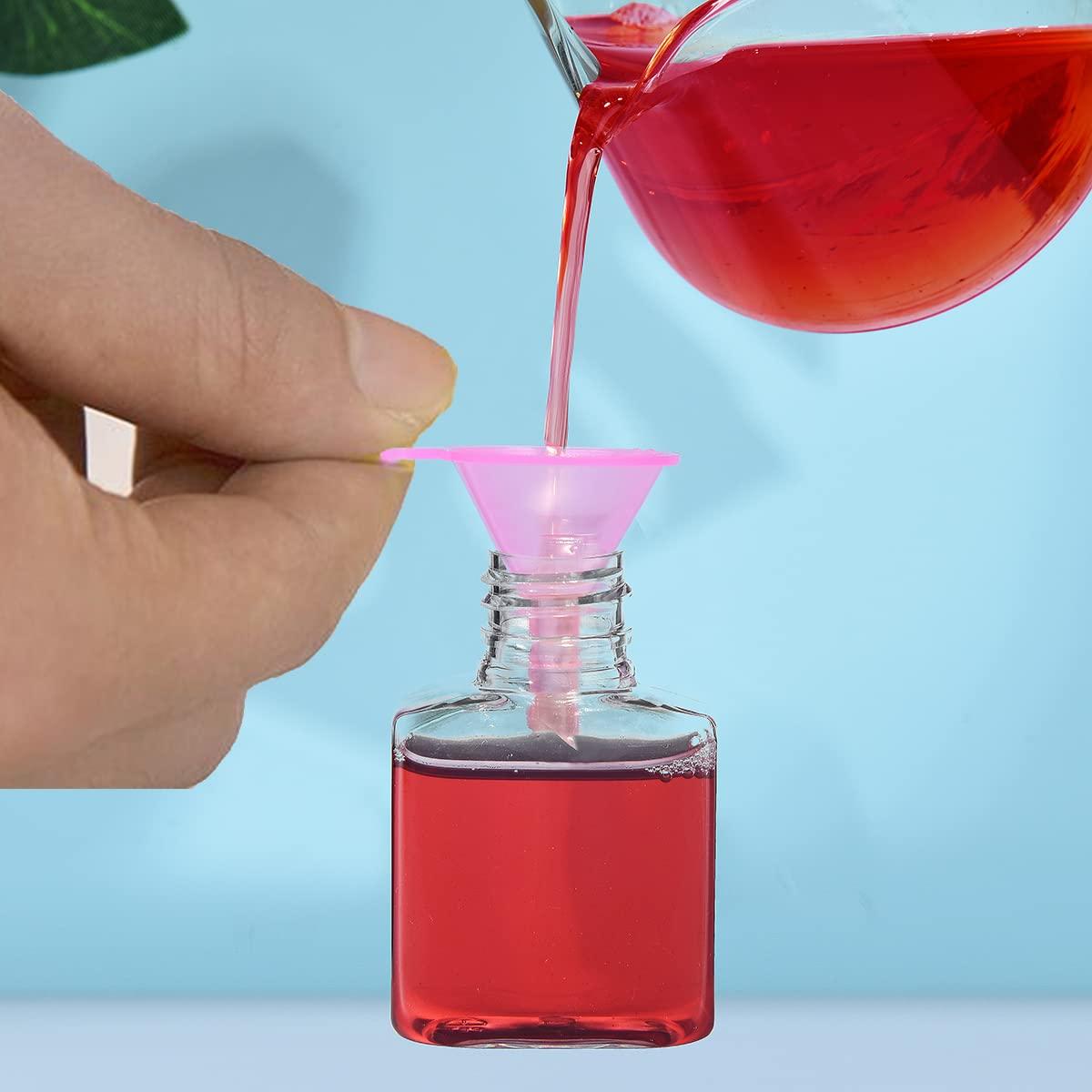 Conjunto de 6 embudos de plástico Delove grado alimenticio