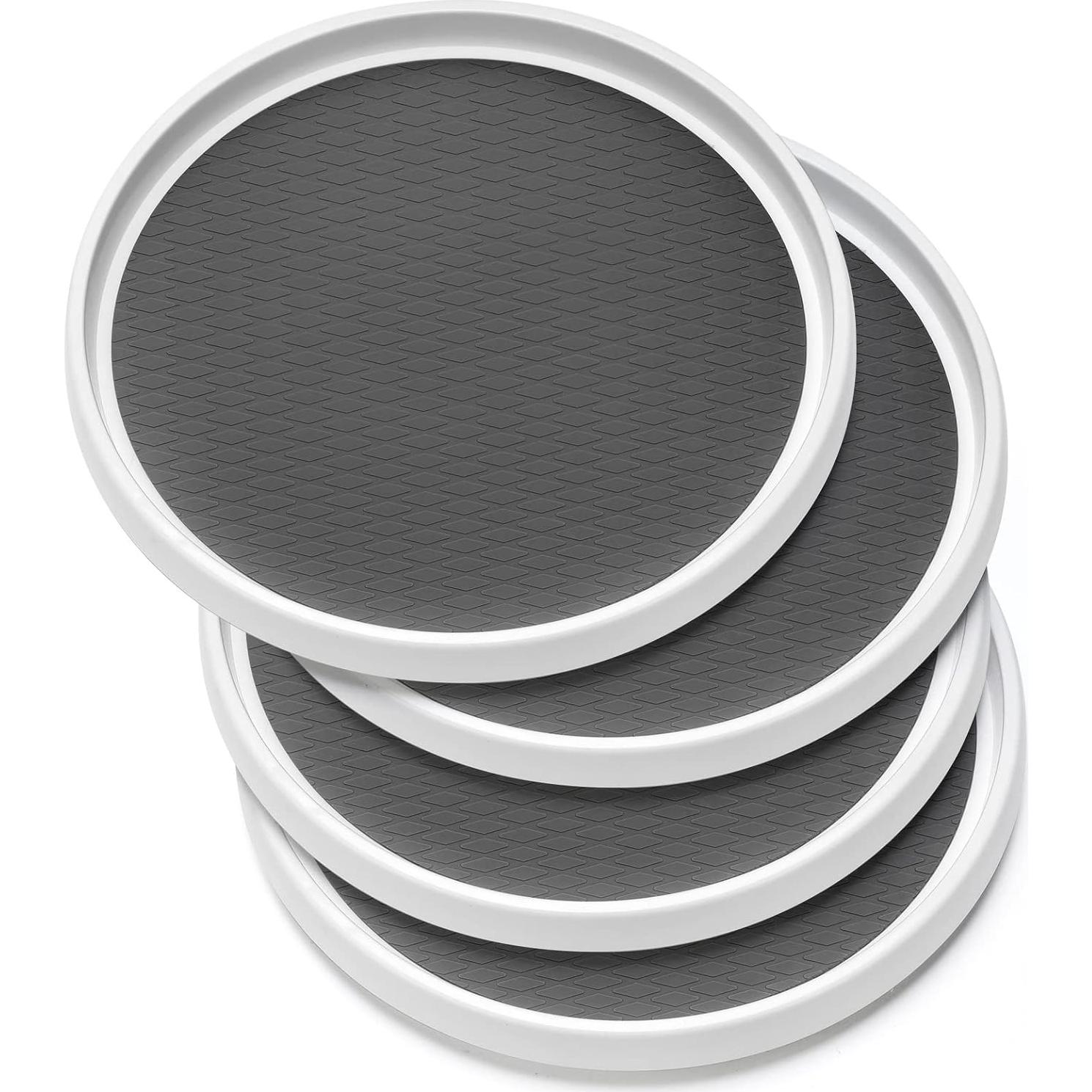 Organizador giratorio LANDNEOO 12" antideslizante - 4 paquetes