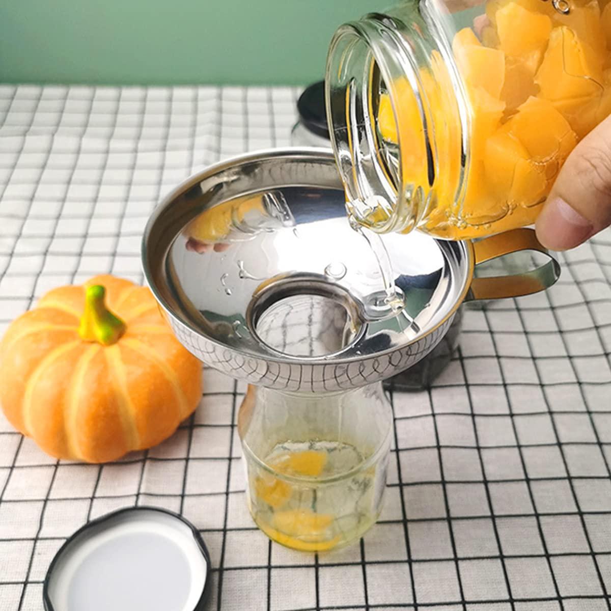 Embudo de Acero Inoxidable CADAVO Boca Ancha 14.73 cm