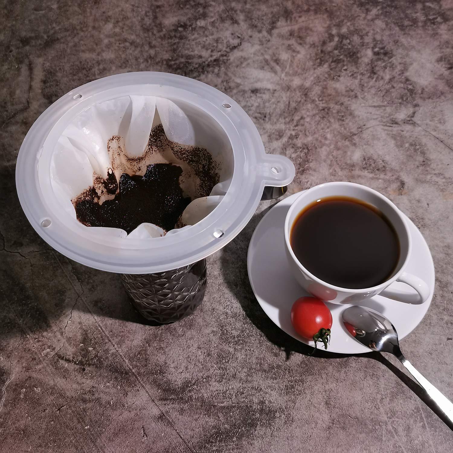 Embudo de Acero Inoxidable Voxmude 12.7 cm con Filtro