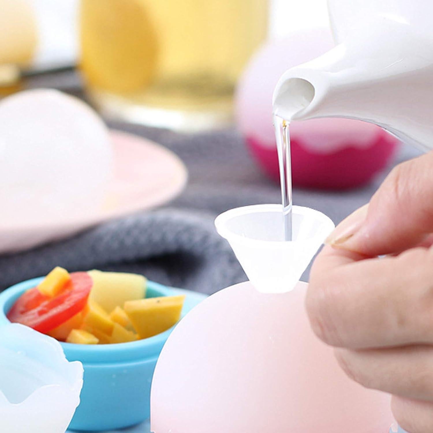 Juego de embudos de cocina KongNai 4 tamaños silicona